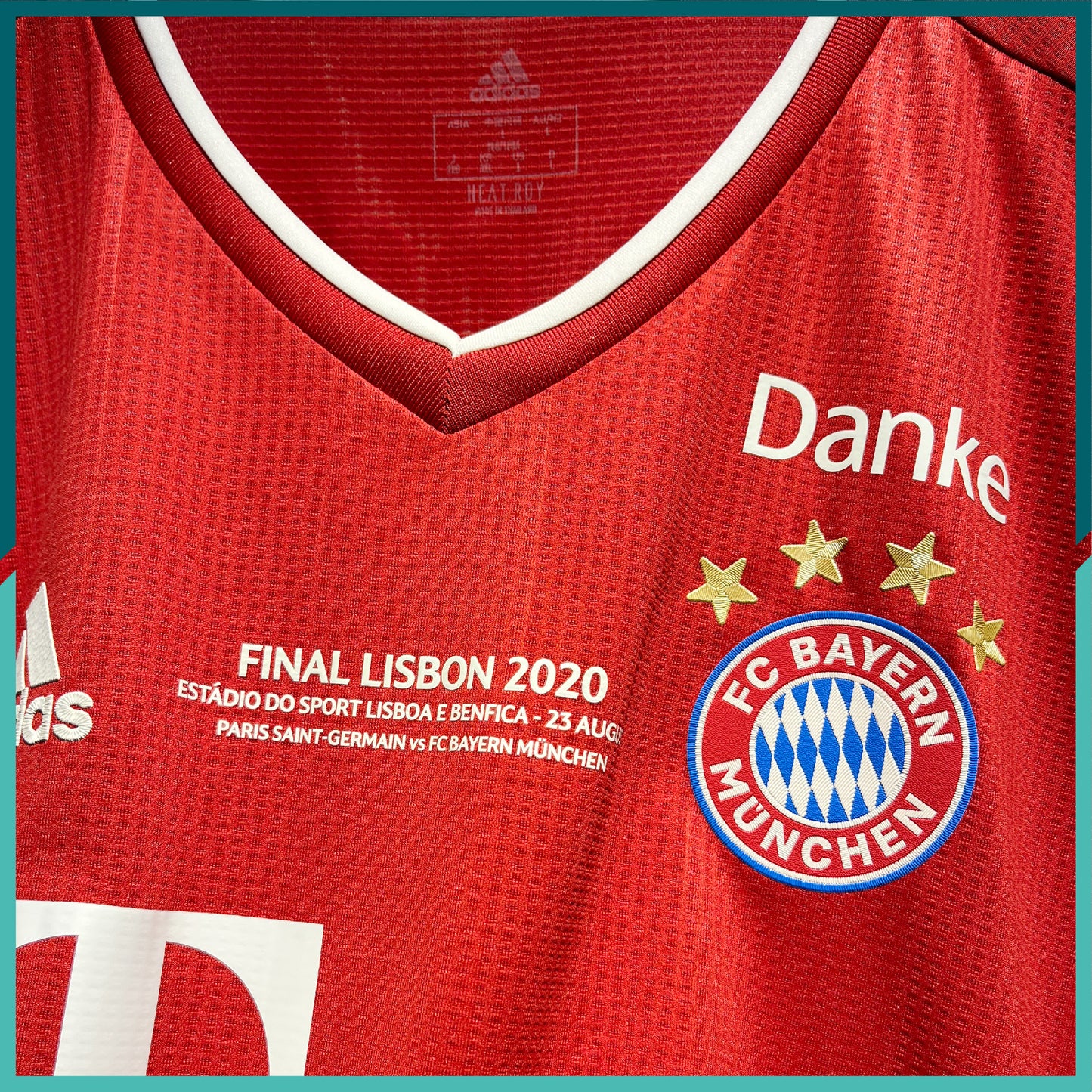 (Authentic) 2020-21 Bayern München Home Jersey (UCL 2020 Final Version)