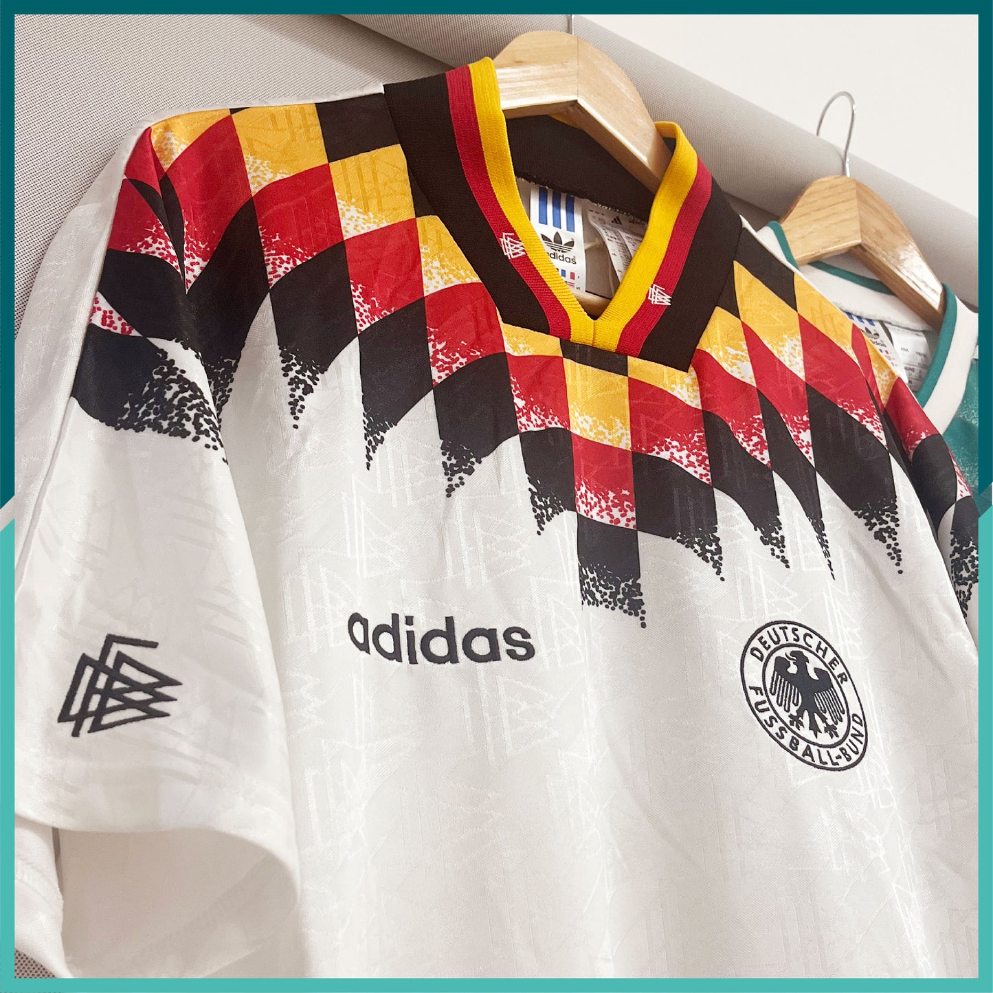 (Nameset Included) 1994 Germany Reissue Home Jersey