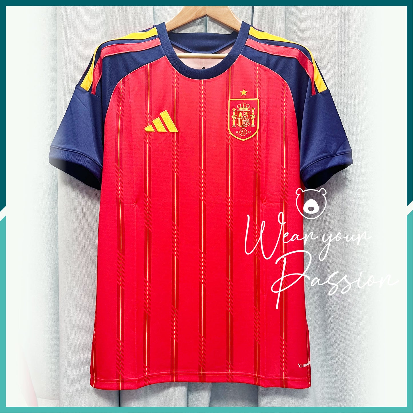 (Nameset Included) 2026 Spain Home Jersey