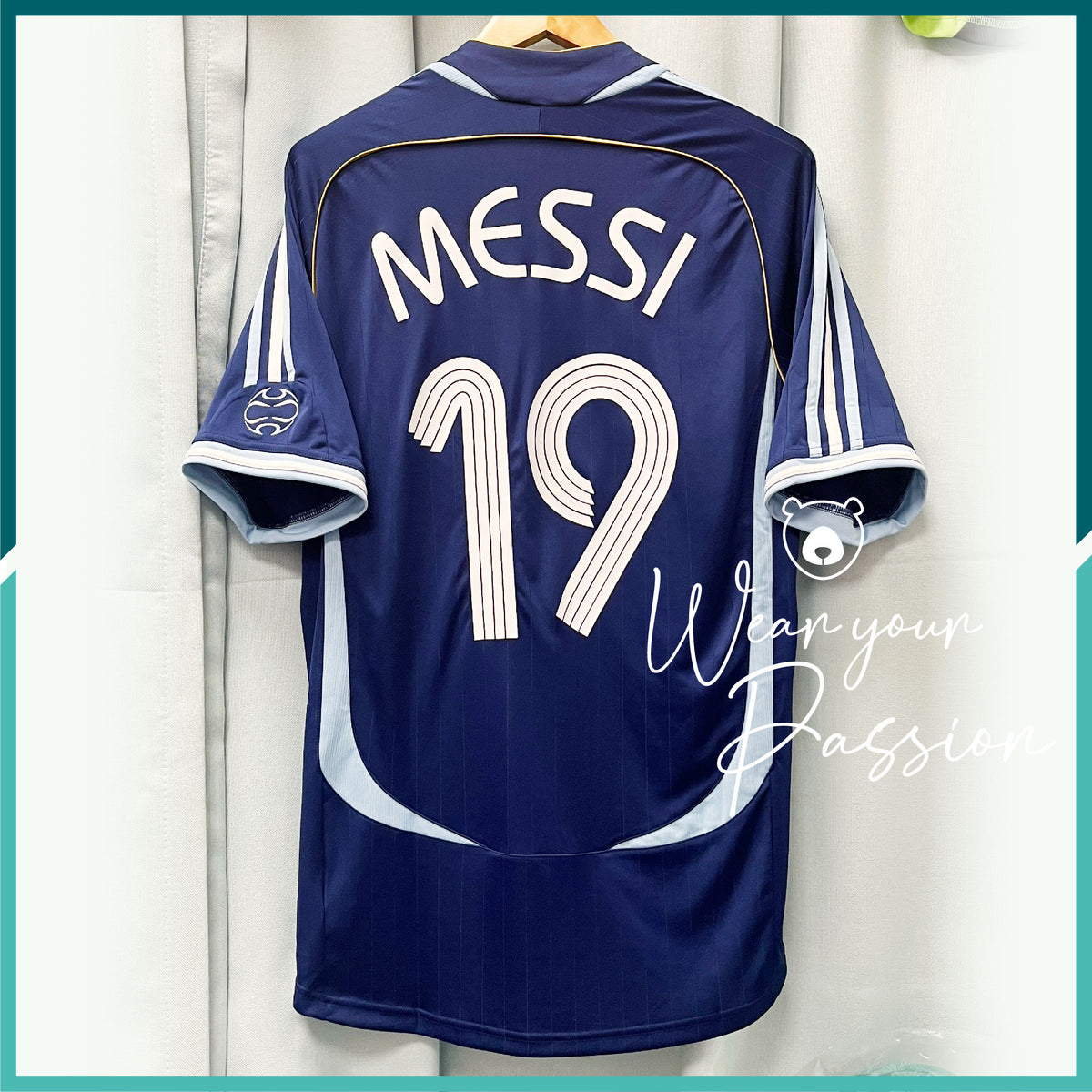 (Nameset Included) 2006-07 Argentina Reissue Away Jersey