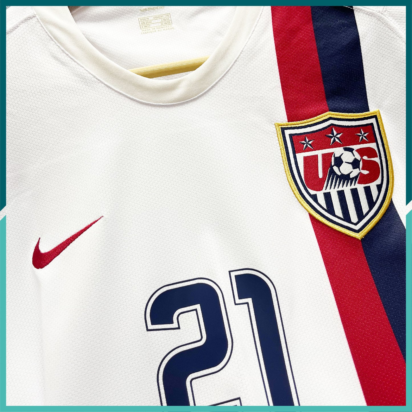 (Nameset Included) 2005-06 United States USA Home Jersey