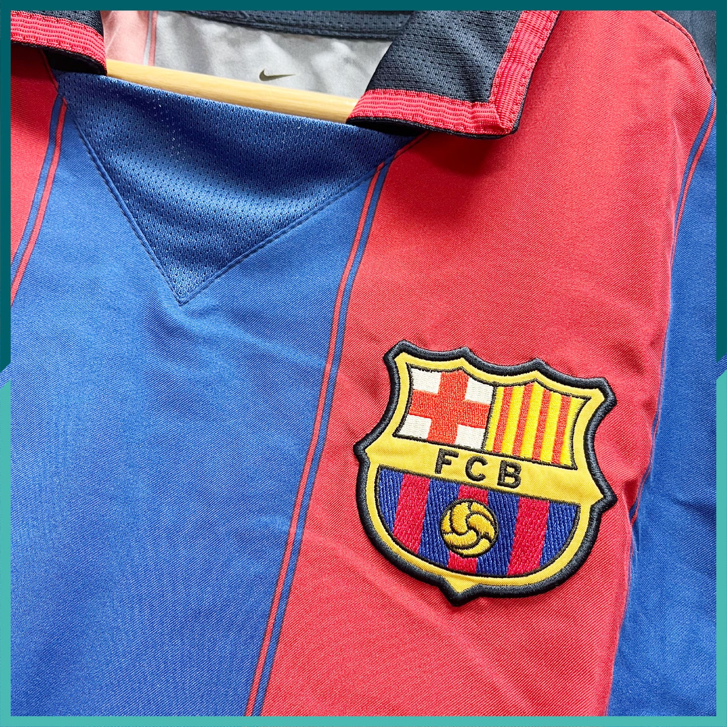 (Nameset Included) 2003-04 Barcelona Home Jersey