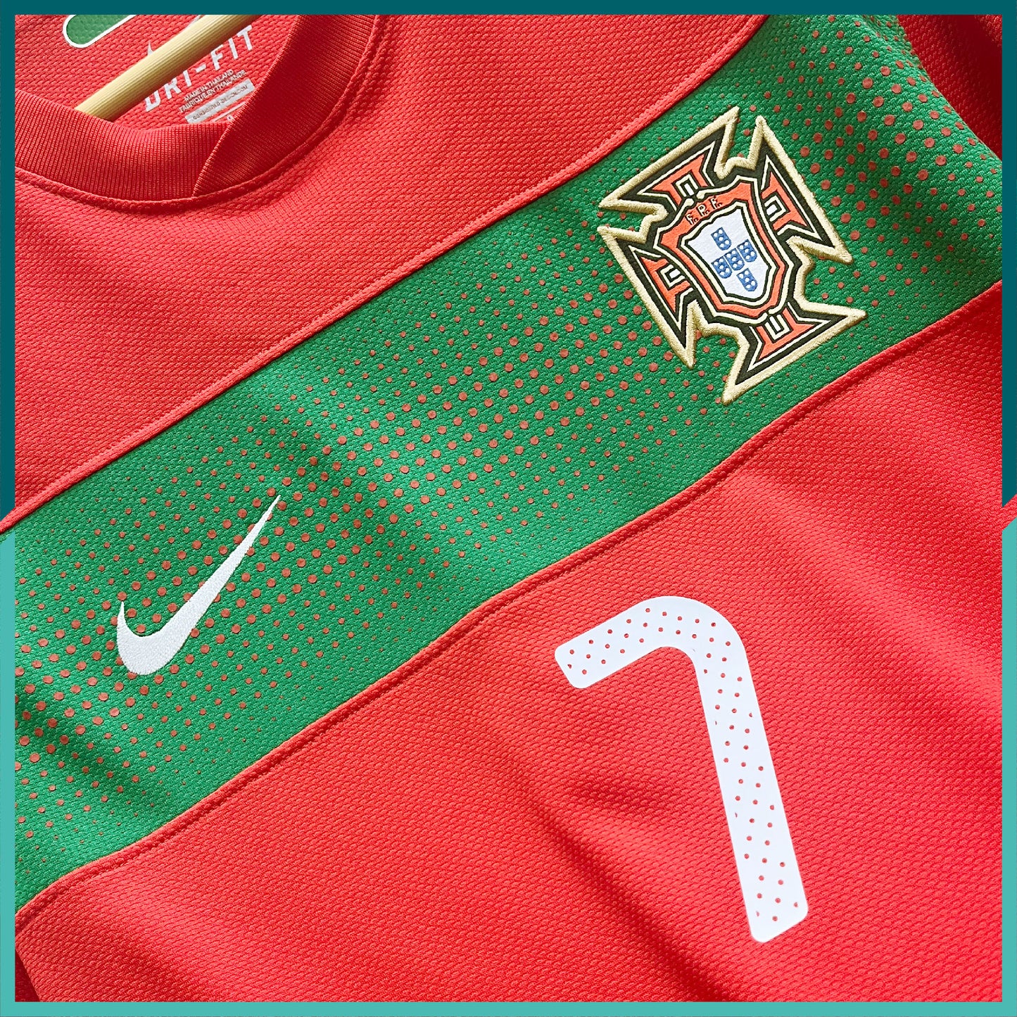 (Nameset Included) 2010-11 Portugal Home Jersey