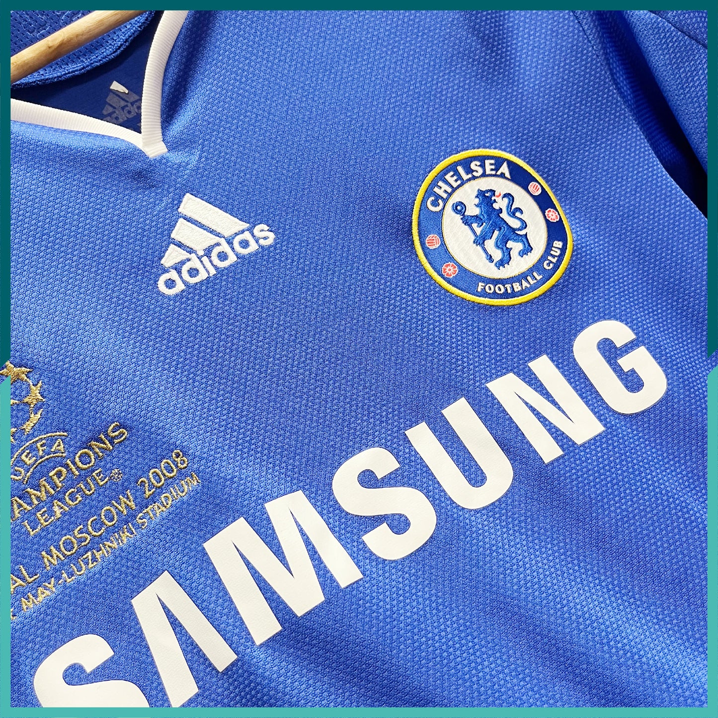 2008-09 Chelsea Home Jersey (UCL Final Version)