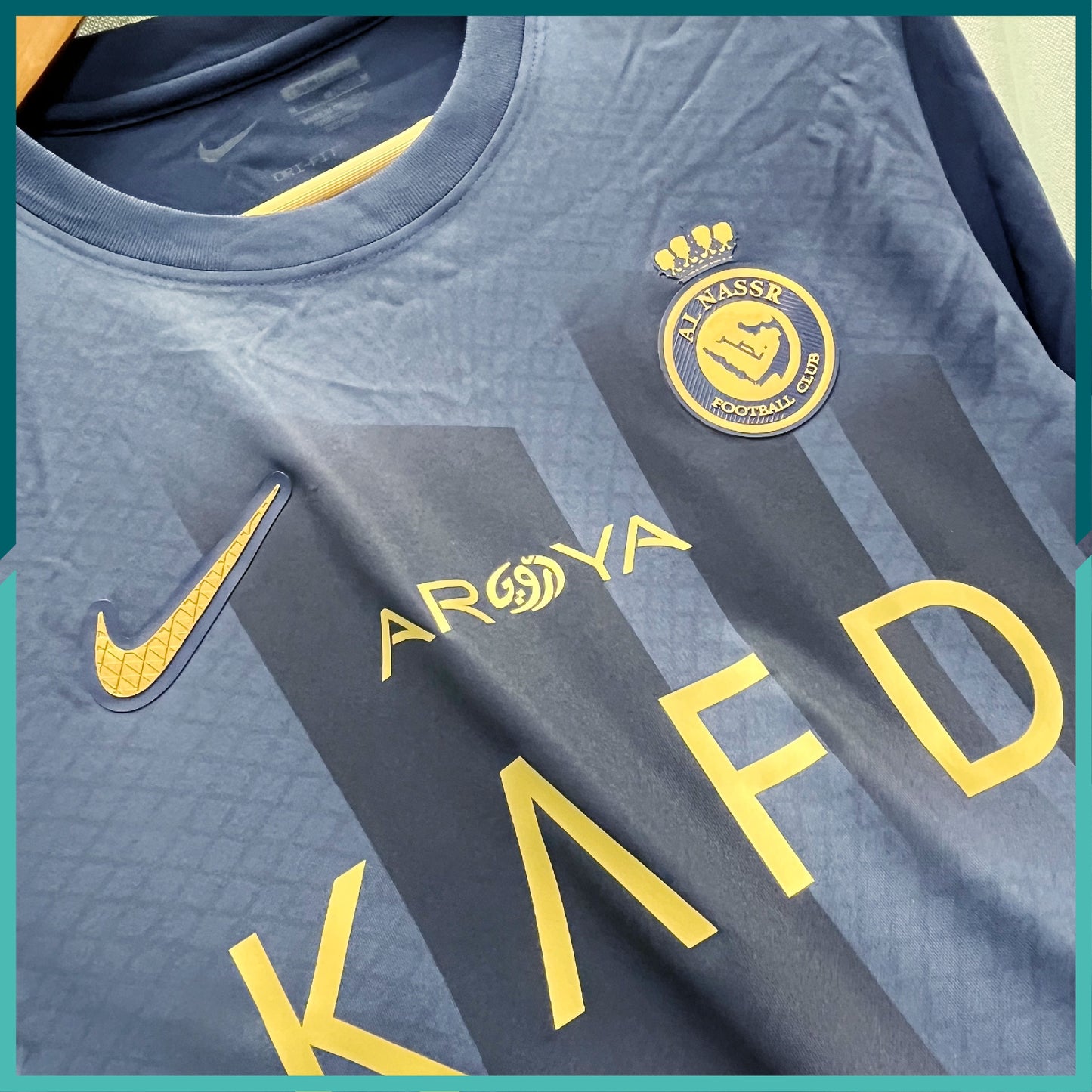 (Nameset Include) 2023-24 AlNassr Saudi Club Away Jersey