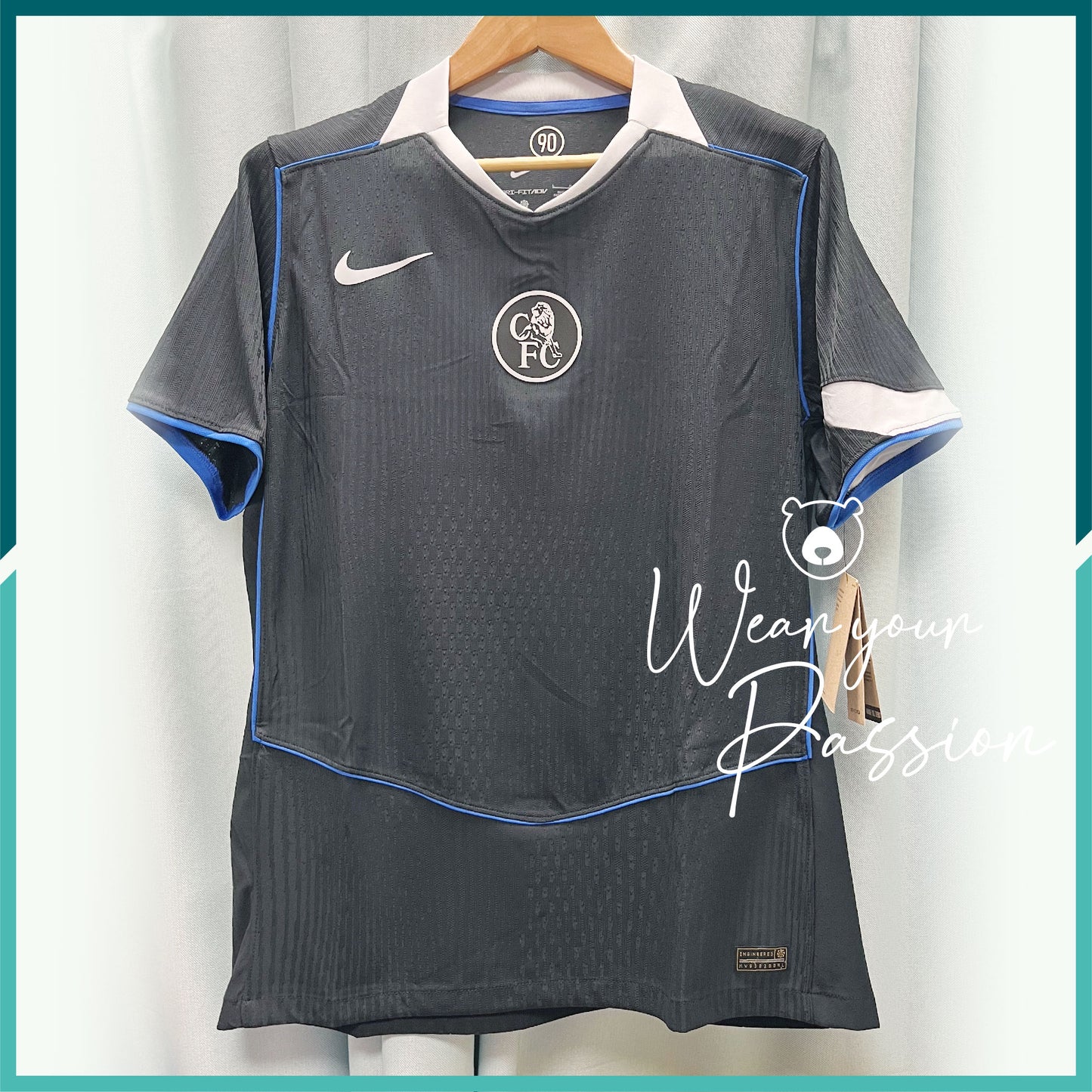 (Nameset & Patches Included) Authentic 2025-26 Chelsea 3rd Away Jersey