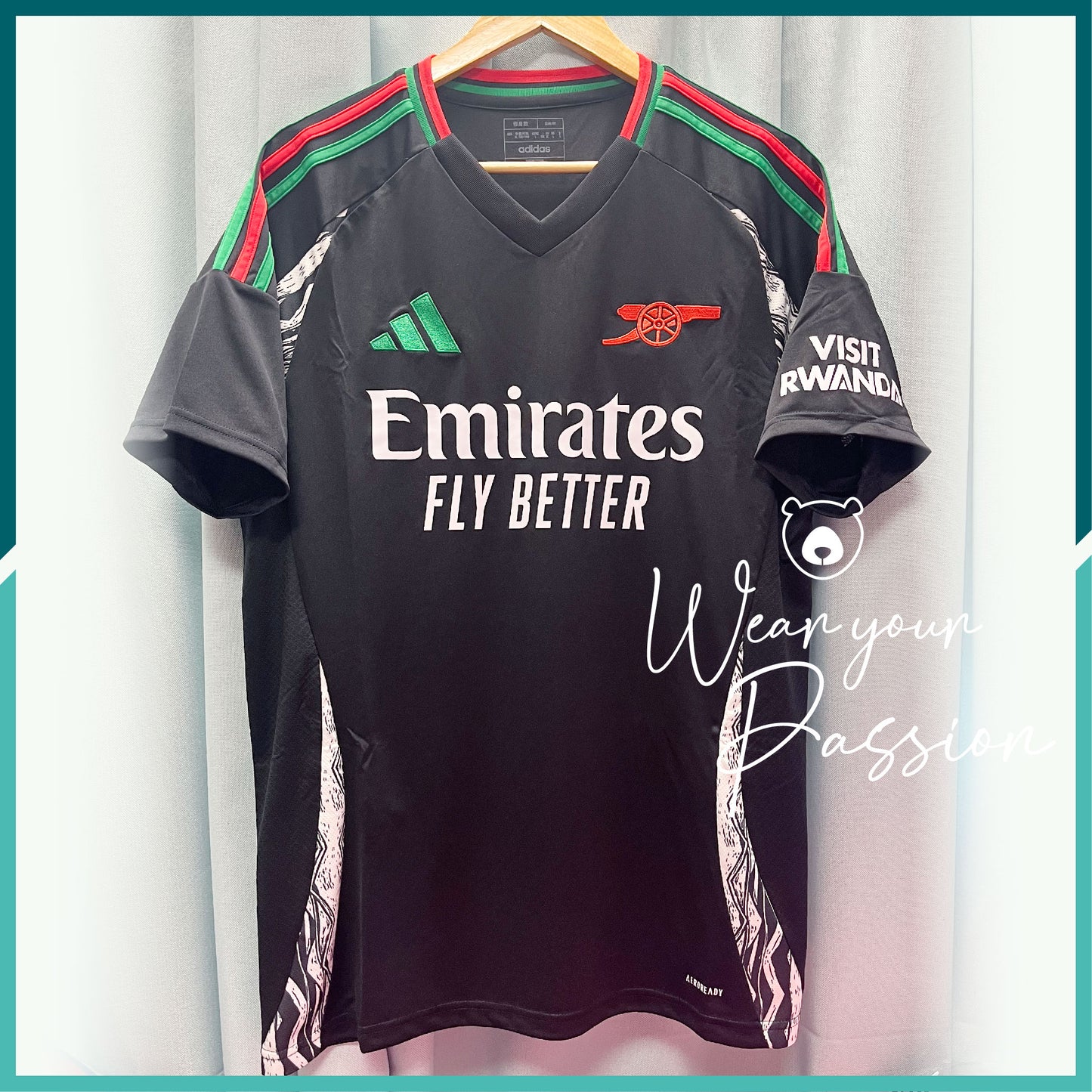 2024-25 阿仙奴作客球衣