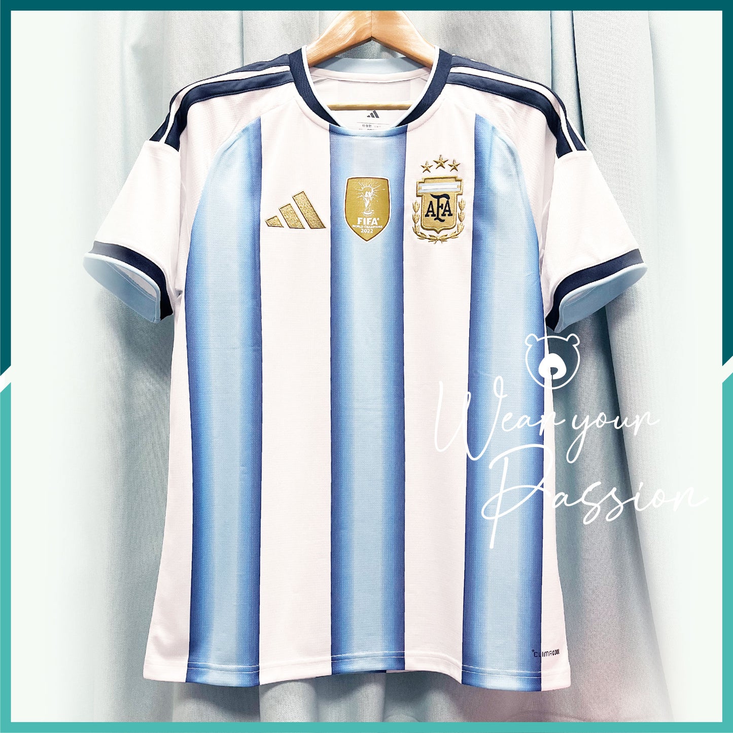 (Nameset Included) 2026 Argentina Home Jersey