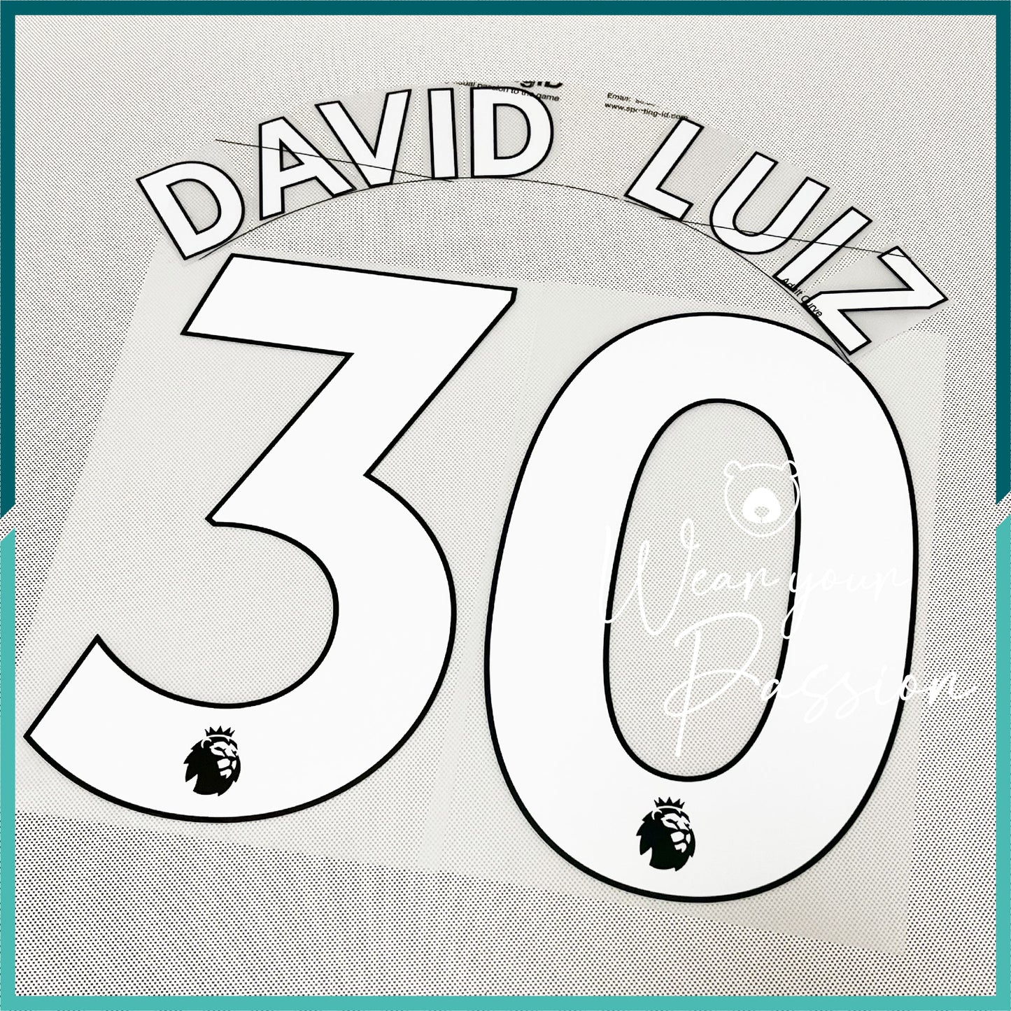 2019-20 Arsenal 3rd Away Nameset (Premier League Style)