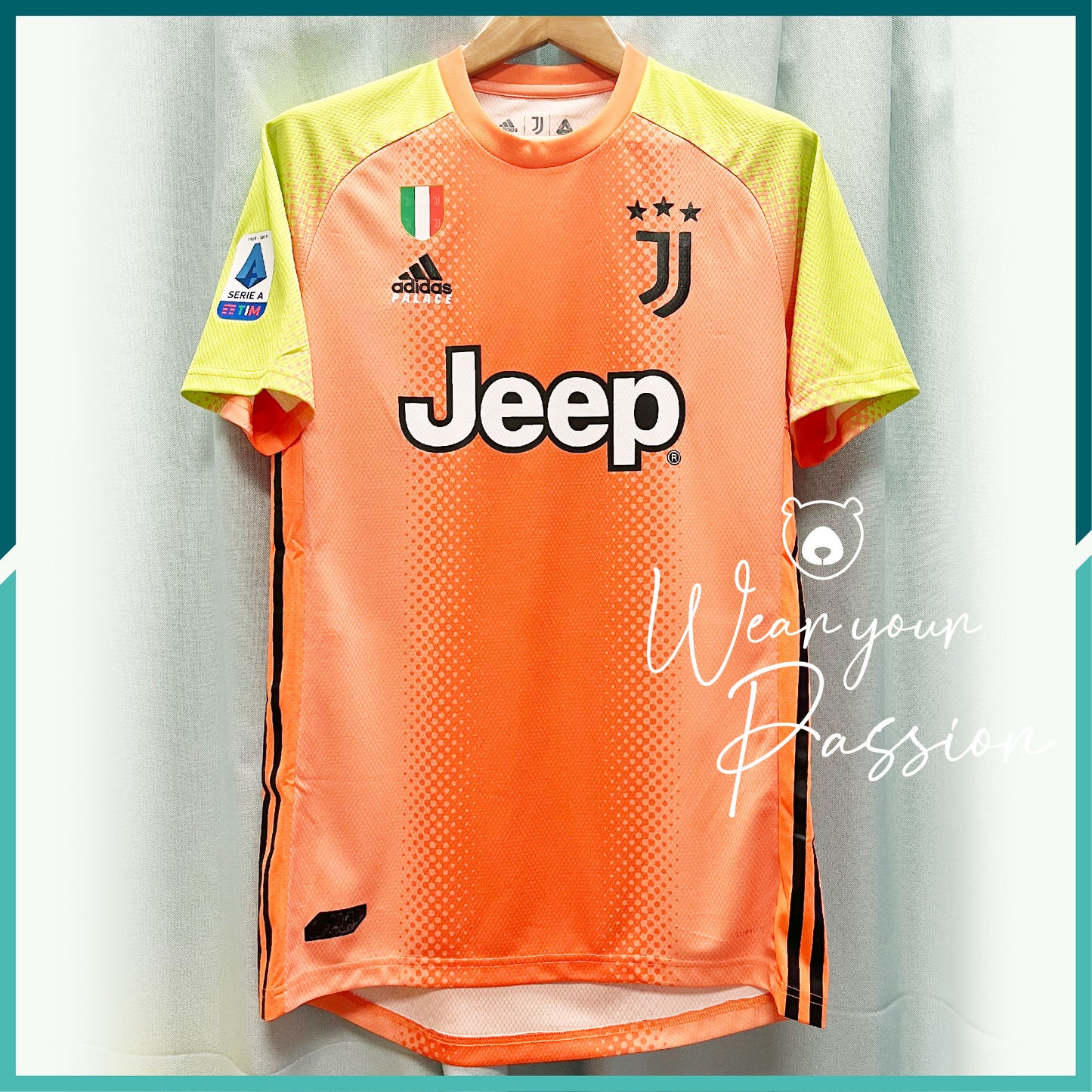 (Nameset & Patches Included) 2019-20 Juventus PALACE GK Jersey