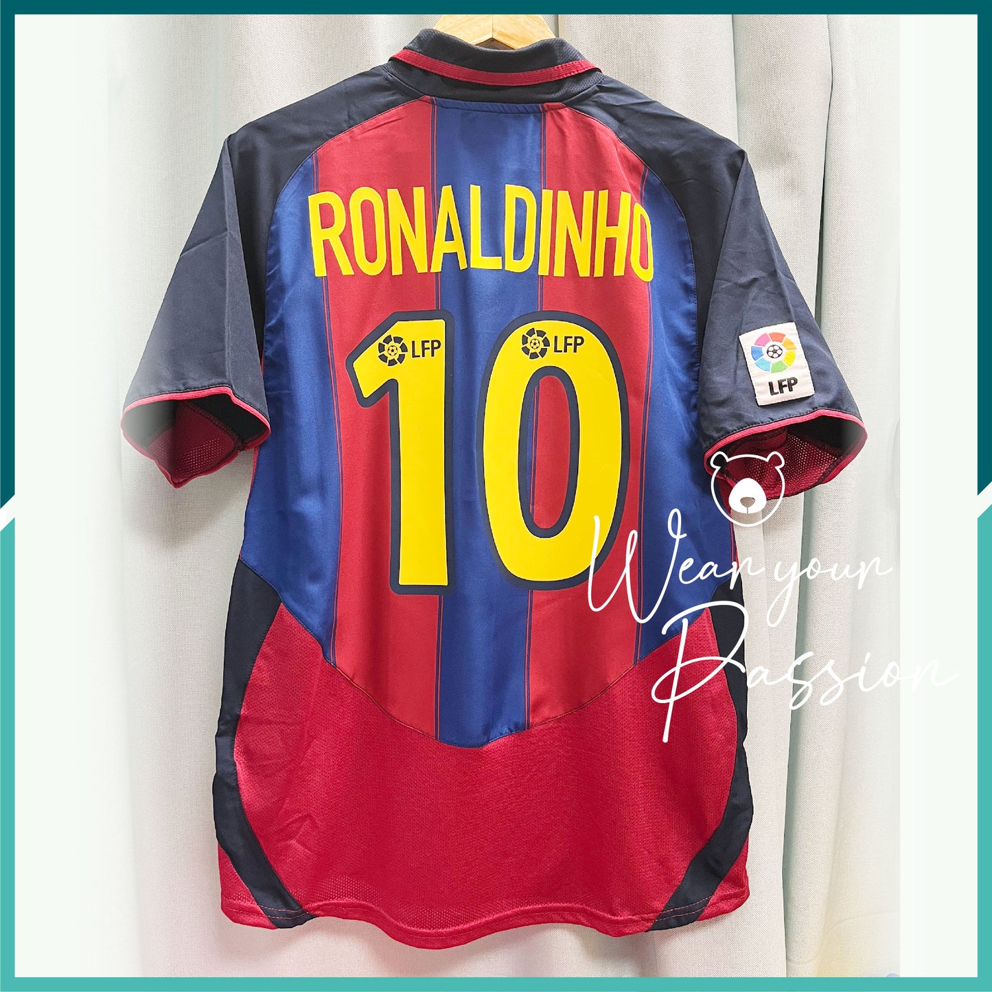 (Nameset Included) 2003-04 Barcelona Home Jersey