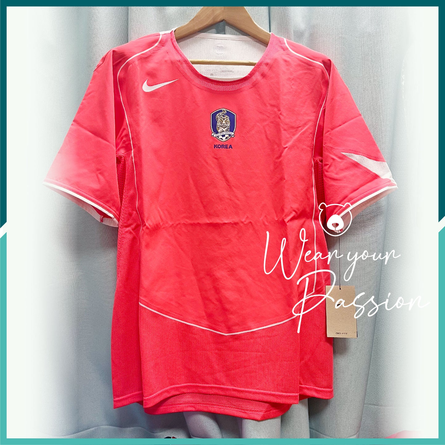 (Nameset Included) 2004-05 South Korea Official Retro Home Jersey