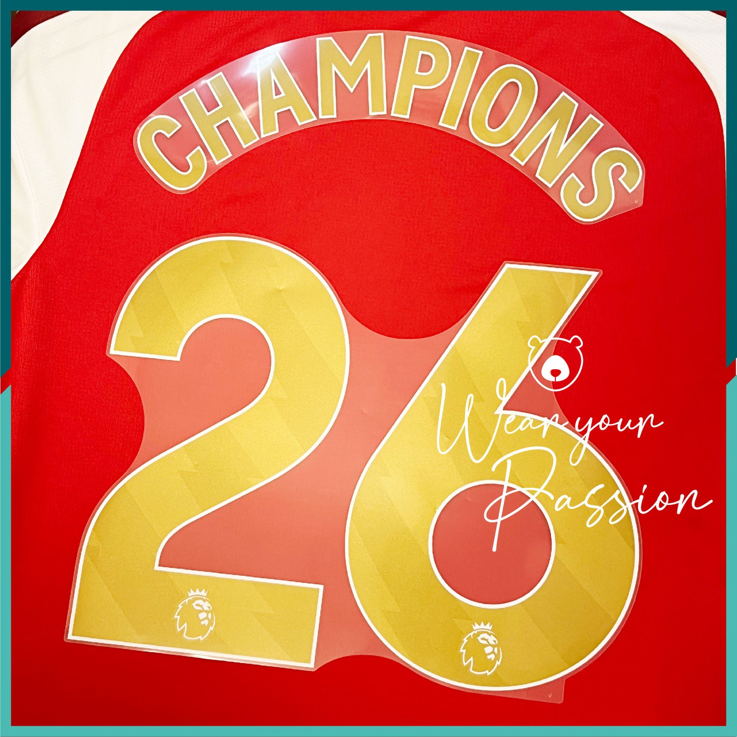 2026 Premier League Champions Nameset (Arsenal Use)