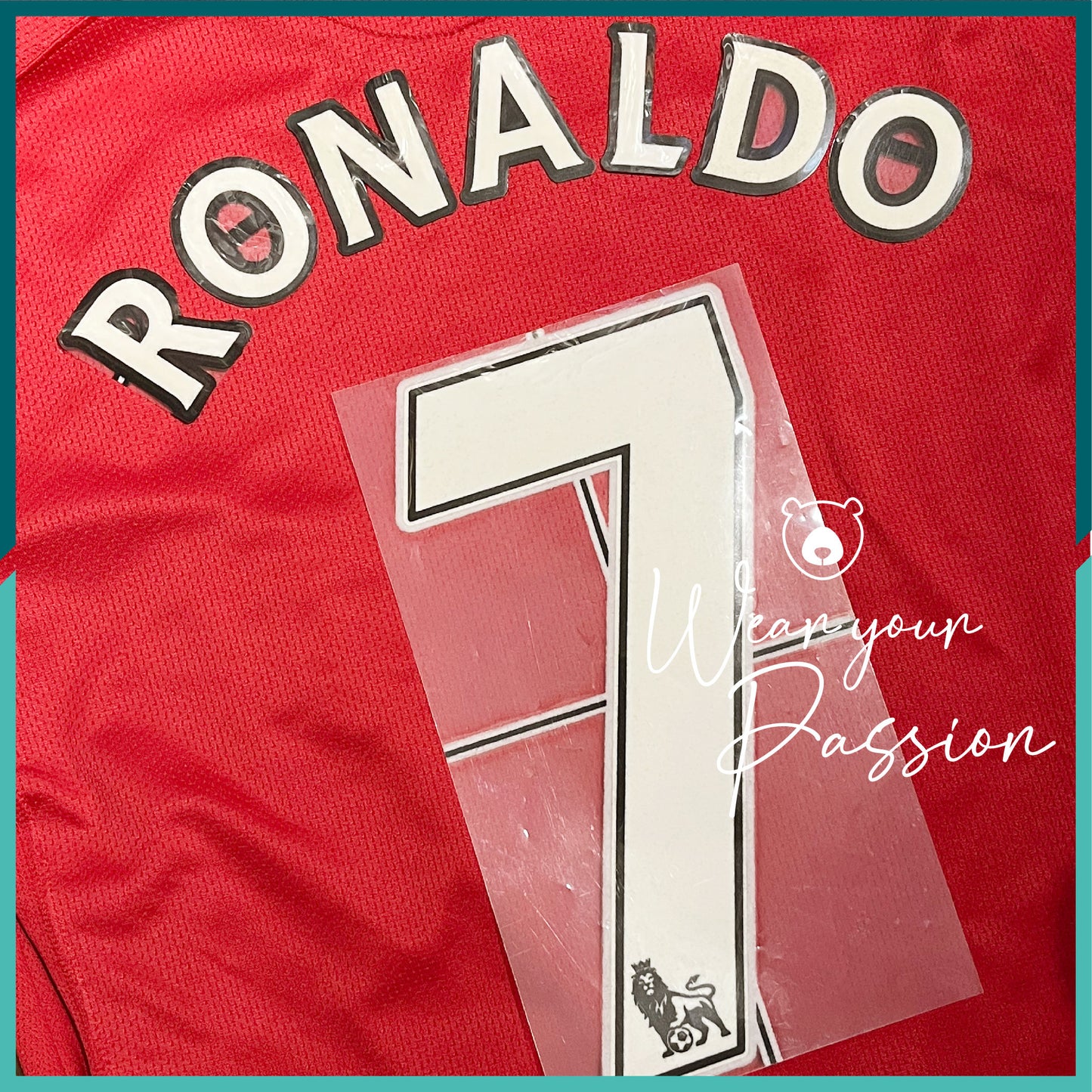 2007-09 Premier League Nameset #7 RONALDO