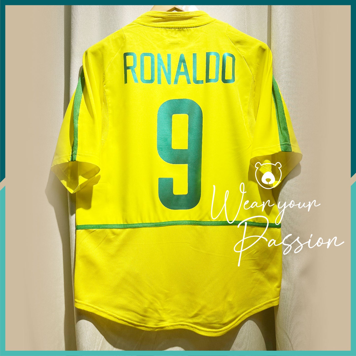 (Nameset Included) 2002-03 Brazil Home Jersey