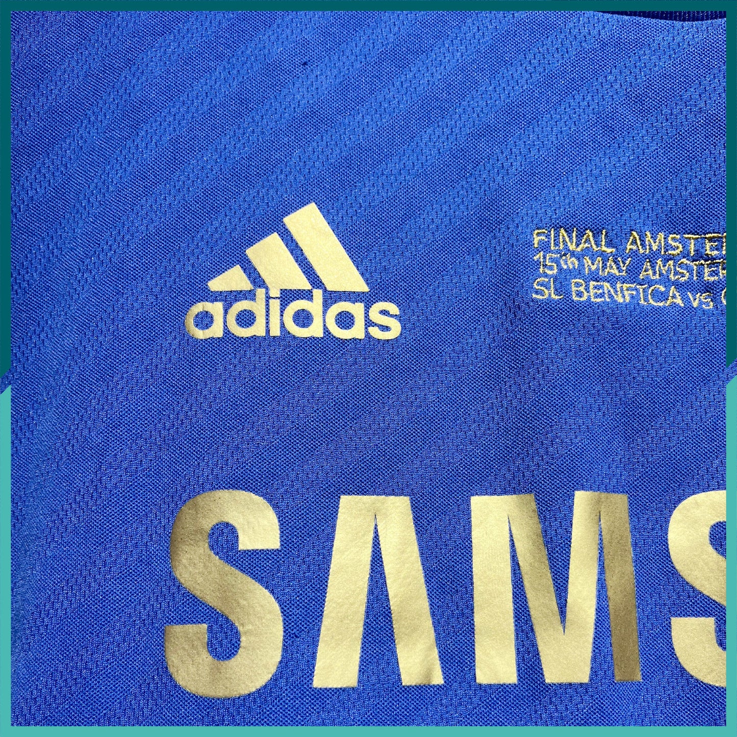 2012-13 Chelsea Long Sleeve Home Jersey (UEFA Europa League Final Version)