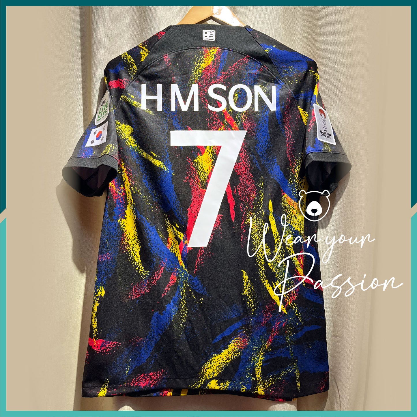 (Nameset & Patches Included) 2022-24 Korea Away Jersey