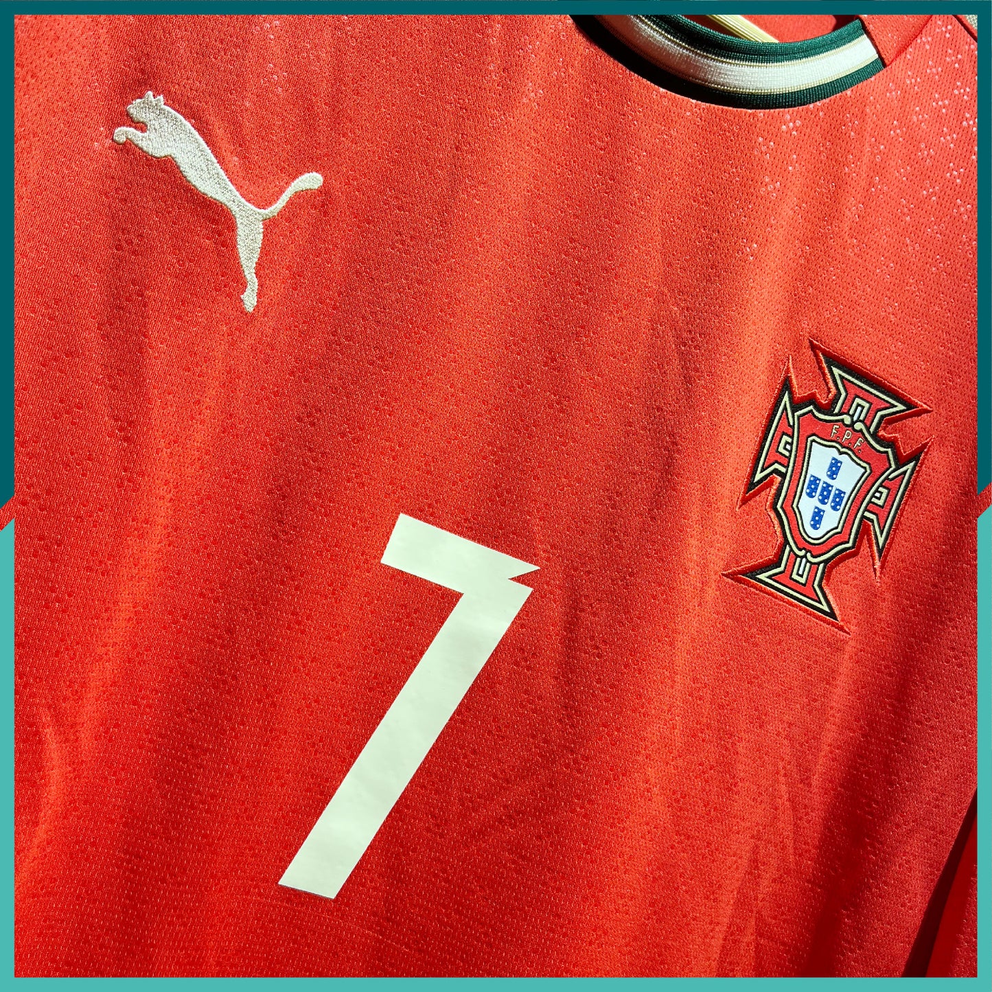 (Nameset Included) 2025 Portugal Long Sleeve Home Jersey