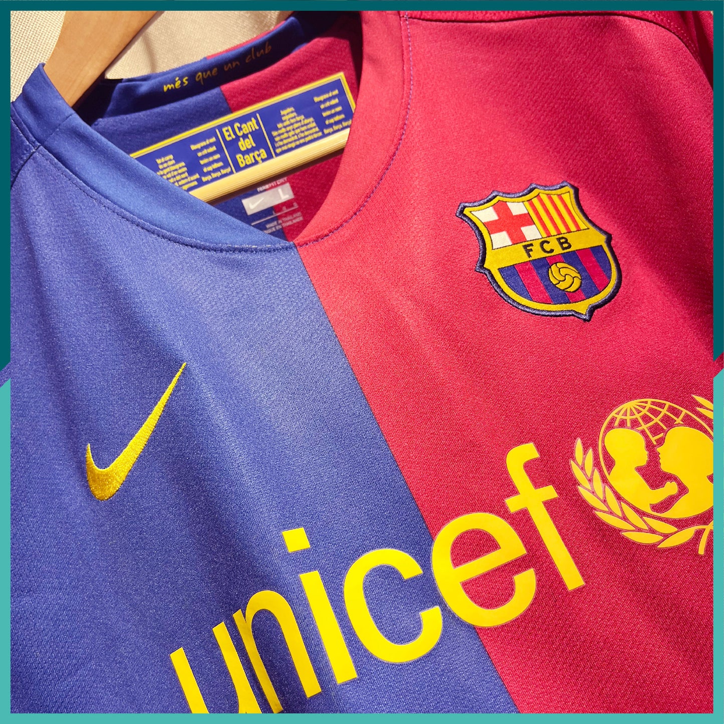 (Nameset & Patch Included) 2008-09 Barcelona Home Jersey