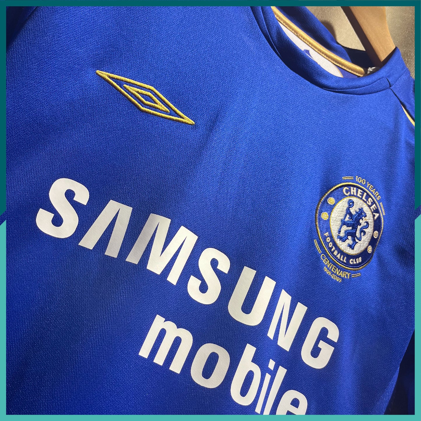 (Nameset & Patch Included )2005-06 Chelsea Home Jersey