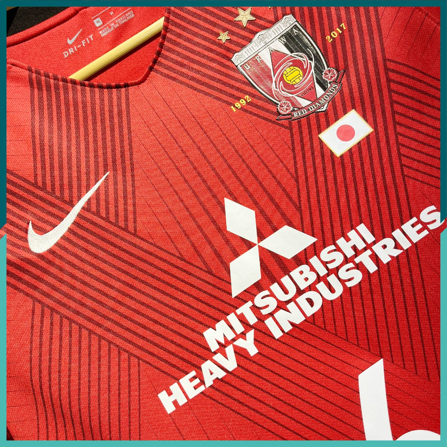 (Nameset Included) 2017 Urawa Red Diamonds Home Jersey (AFC Champions League Version)