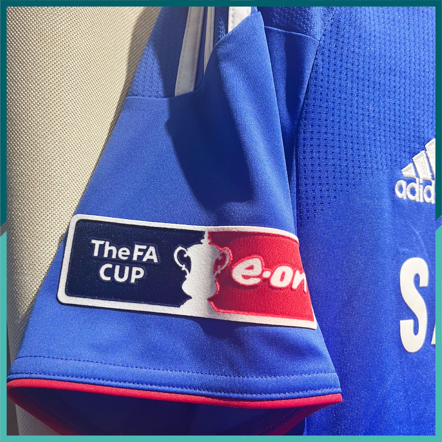 (Nameset & Patches Included) 2010-11 Chelsea Home Jersey (2010 FA Cup Final Version)