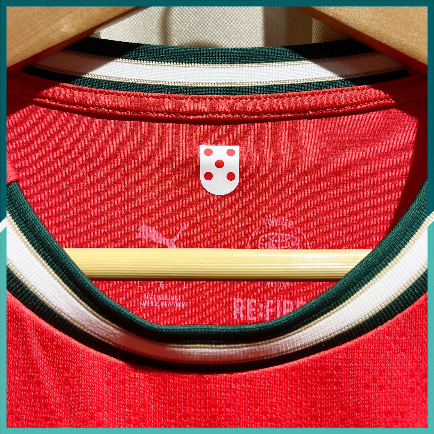 (Nameset Included) 2025 Portugal Long Sleeve Home Jersey