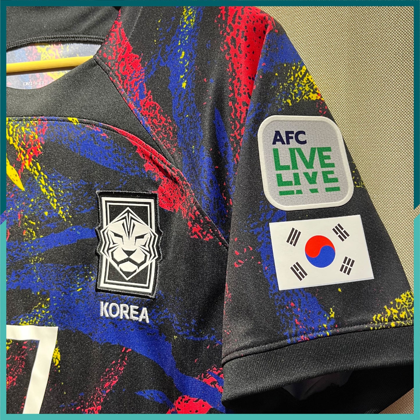(Nameset & Patches Included) 2022-24 Korea Away Jersey