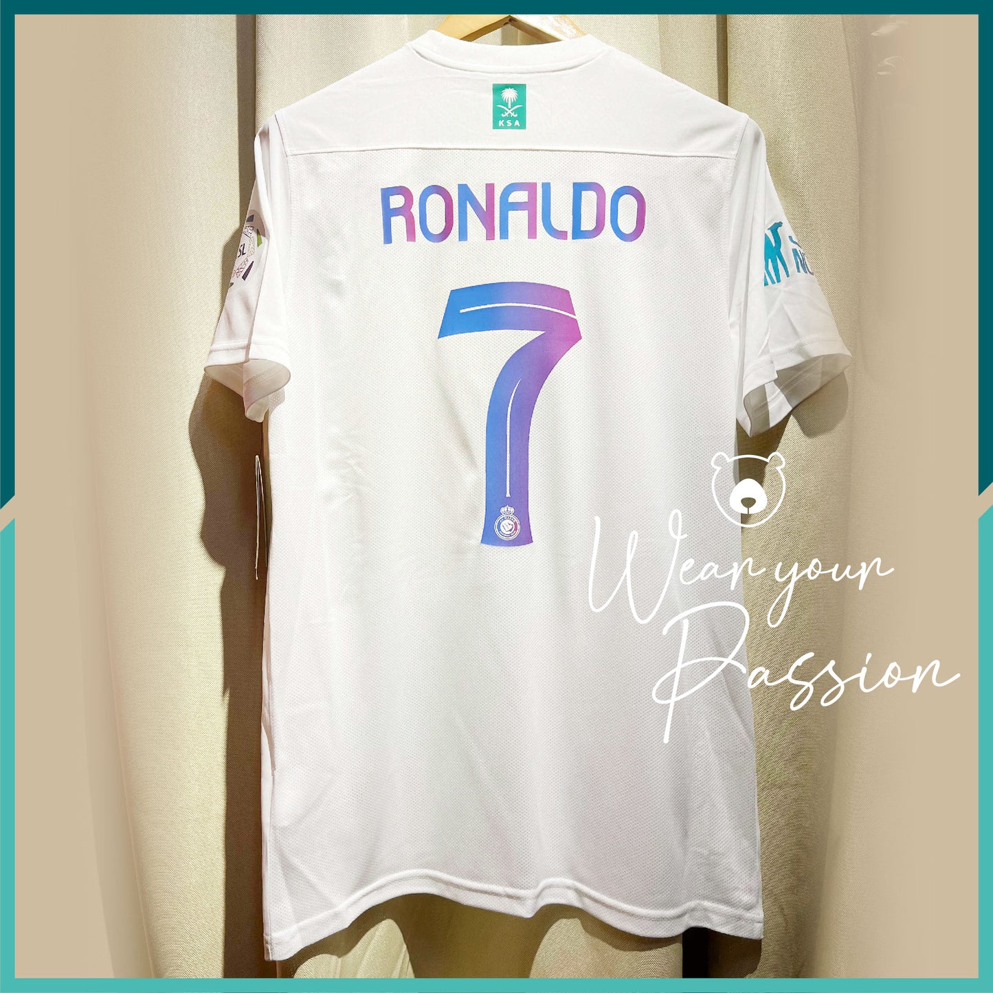 (Nameset & Patch Included) 2023-24 AlNassr Saudi Club Away Jersey