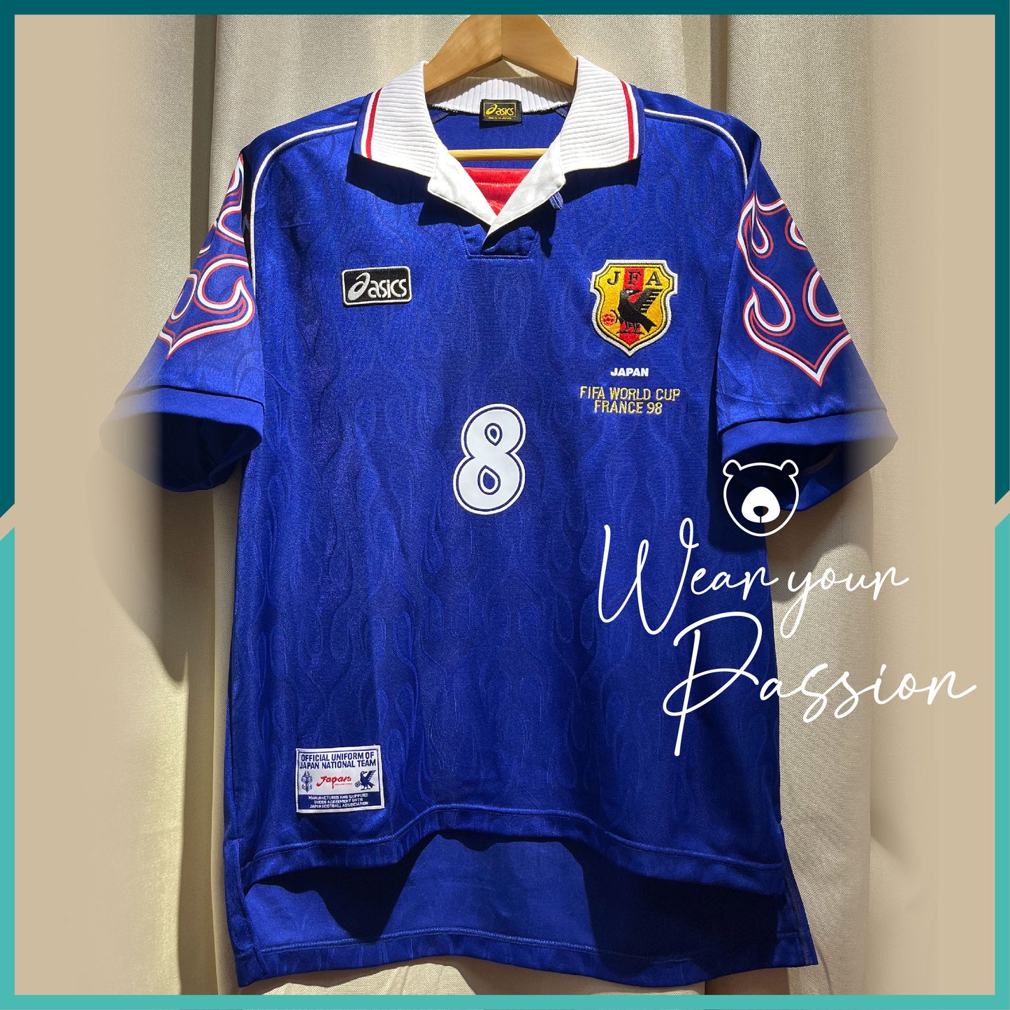 1998 日本主場球衣