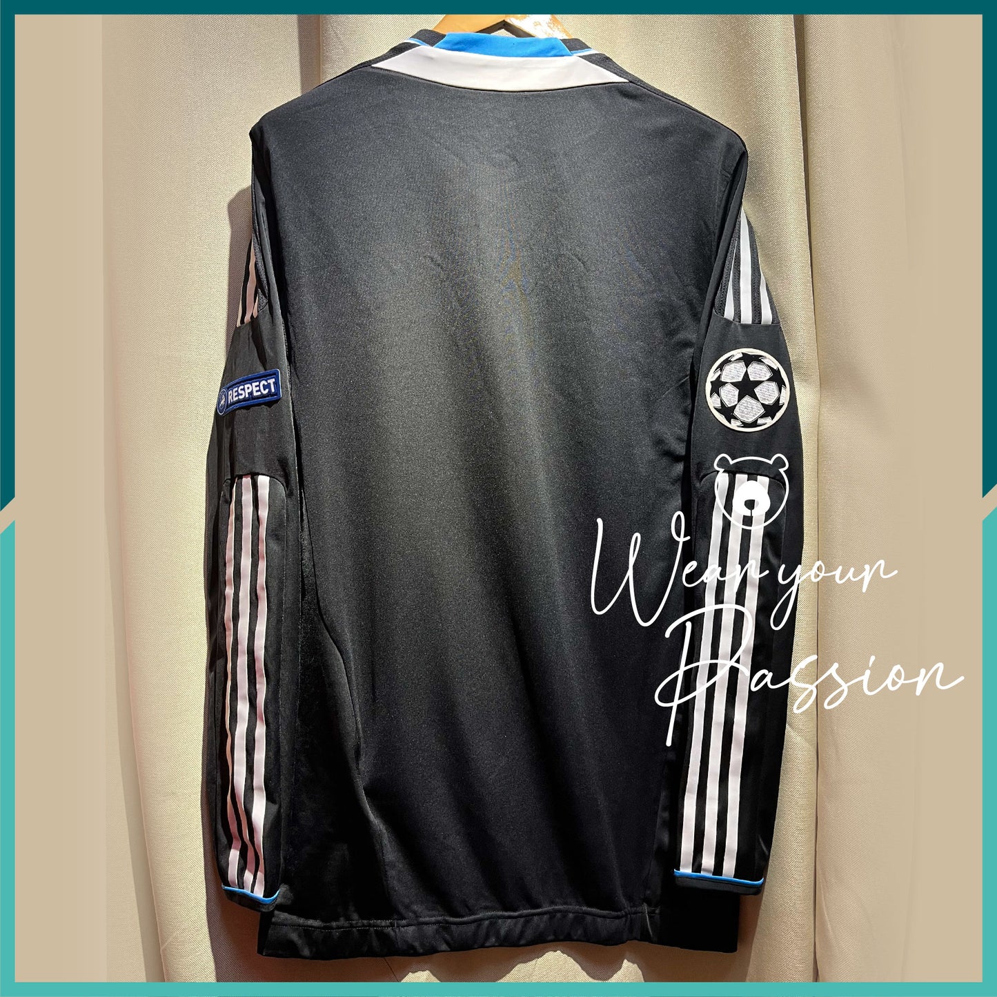(Authentic) 2011-12 Chelsea Long Sleeve Away Jersey (Techfit)