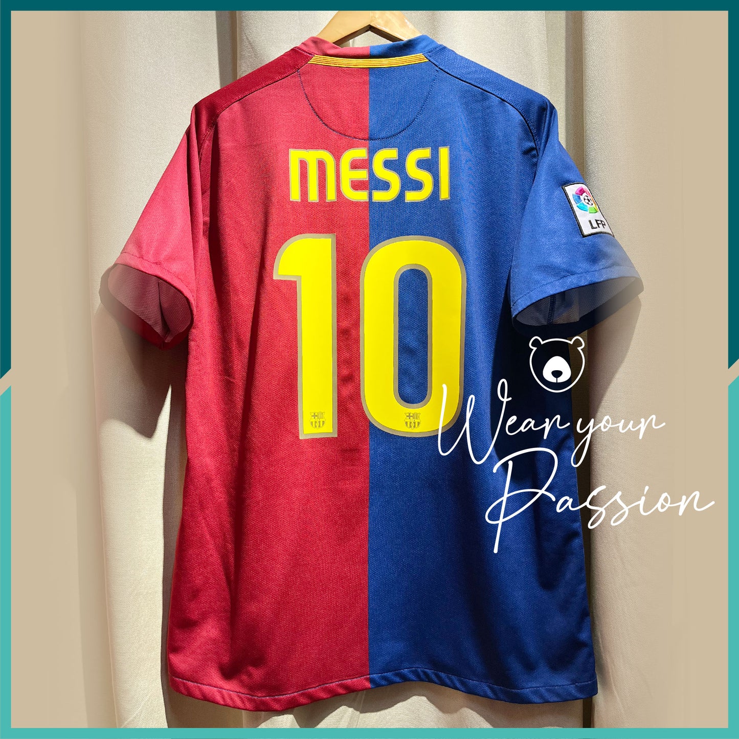 (Nameset & Patch Included) 2008-09 Barcelona Home Jersey
