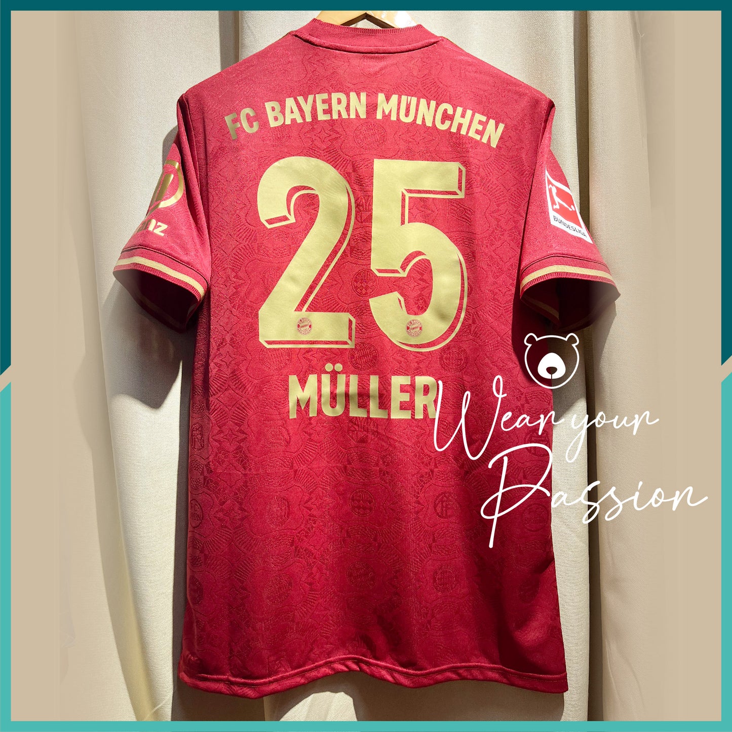 (Nameset & Patch Included) 2025 FC Bayern 125 Anniversary Jersey