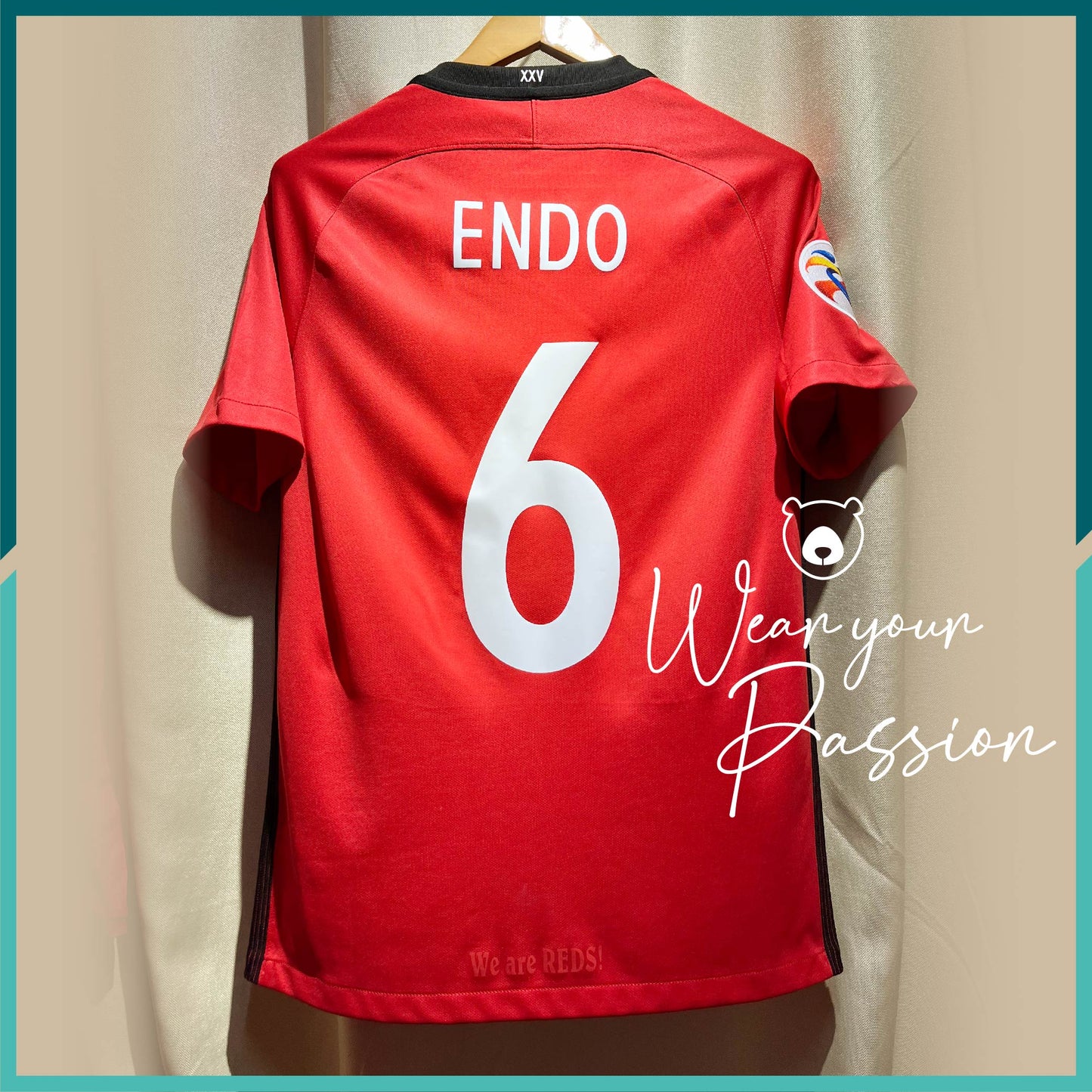 (Nameset Included) 2017 Urawa Red Diamonds Home Jersey (AFC Champions League Version)