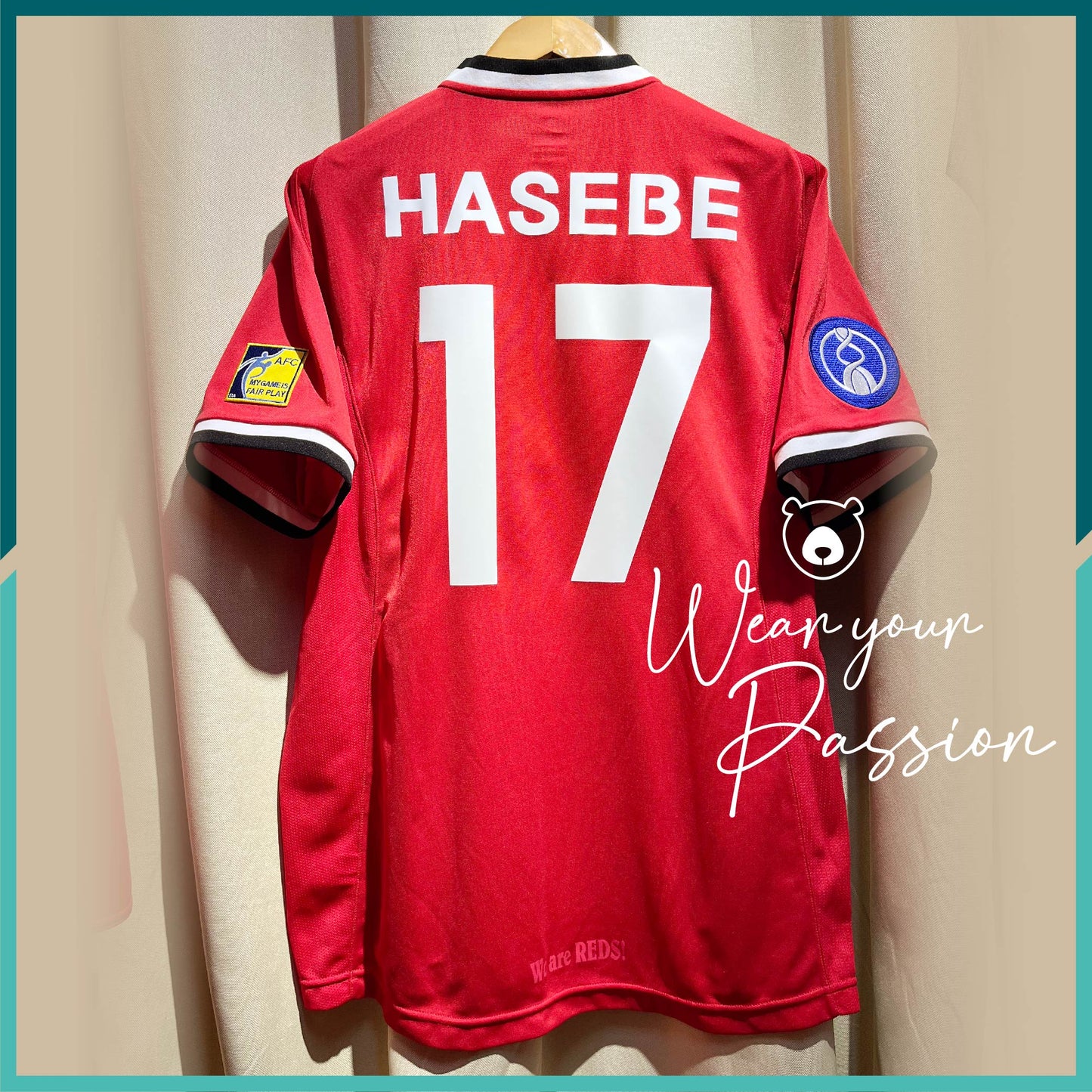 (Nameset Included) 2007 Urawa Red Diamonds Home Jersey (AFC Champions League Version)