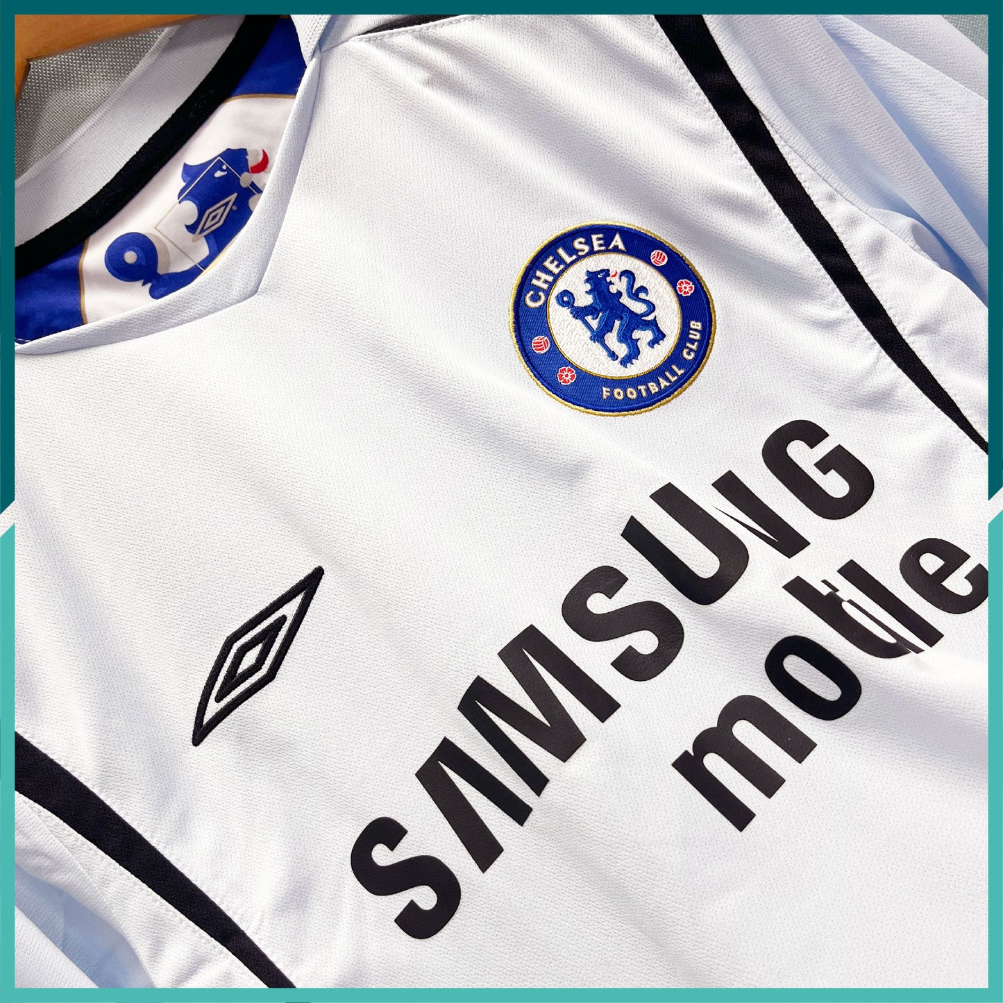 (Nameset & Patch Included) 2005-06 Chelsea Away Jersey