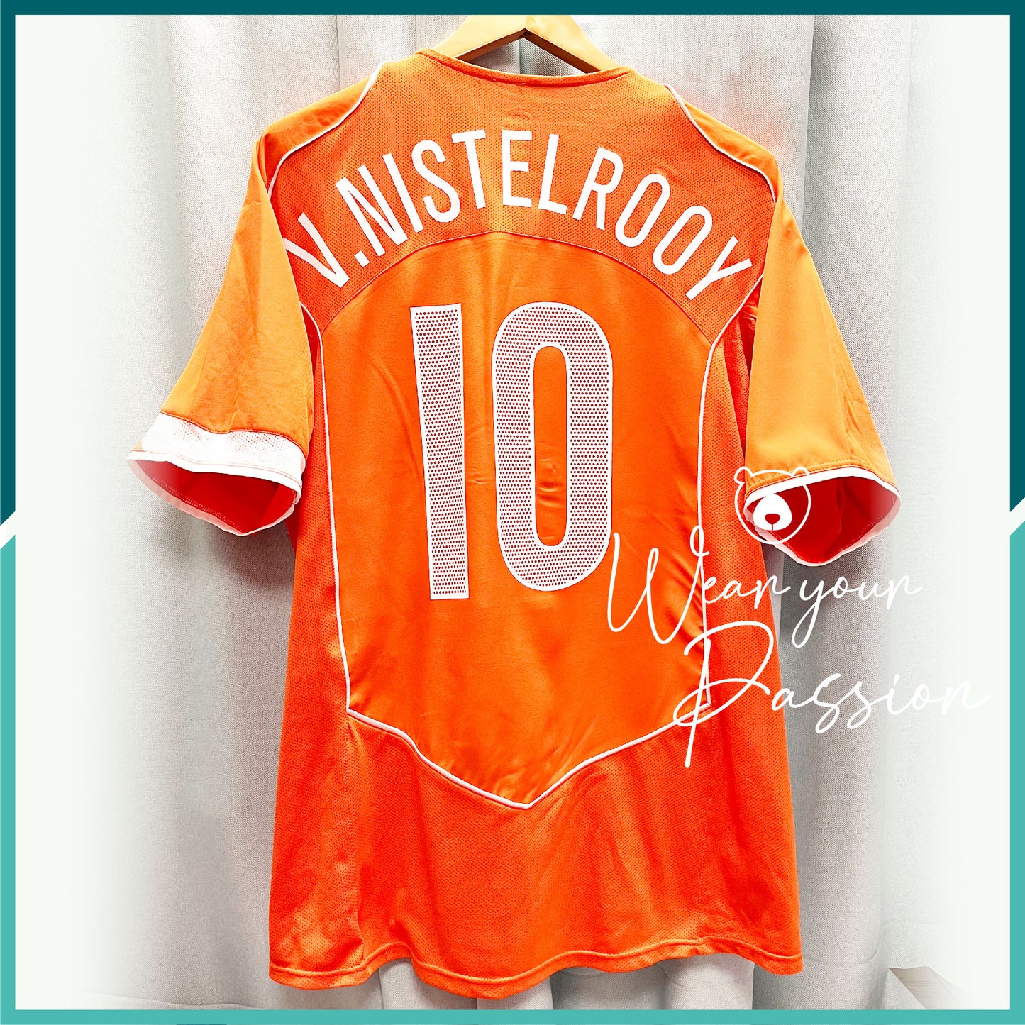 (Nameset Included) 2004-05 Netherlands Home Jersey