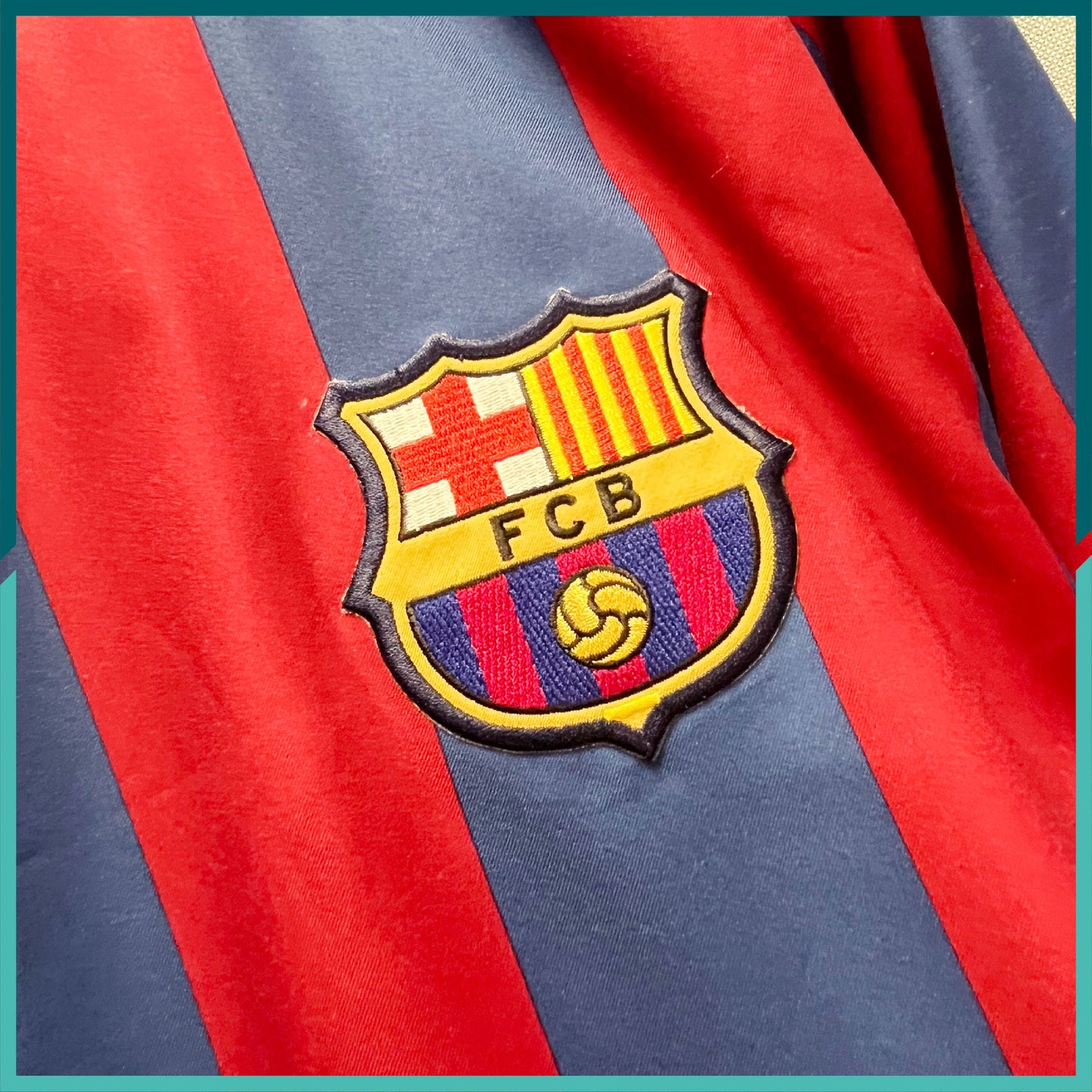 (Nameset Included) 2005-06 Barcelona Home Jersey