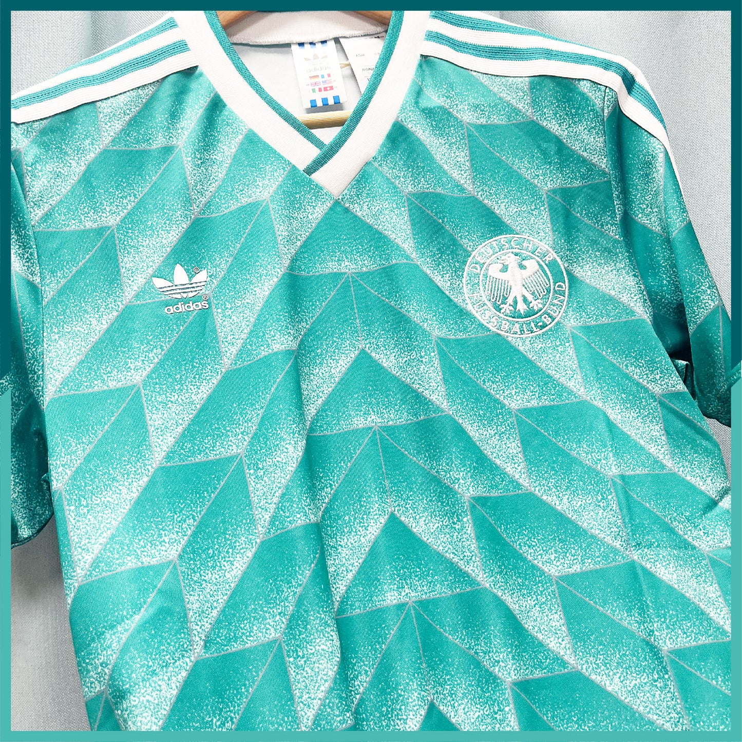 (Nameset Included) 1990 Germany Reissue Away Jersey