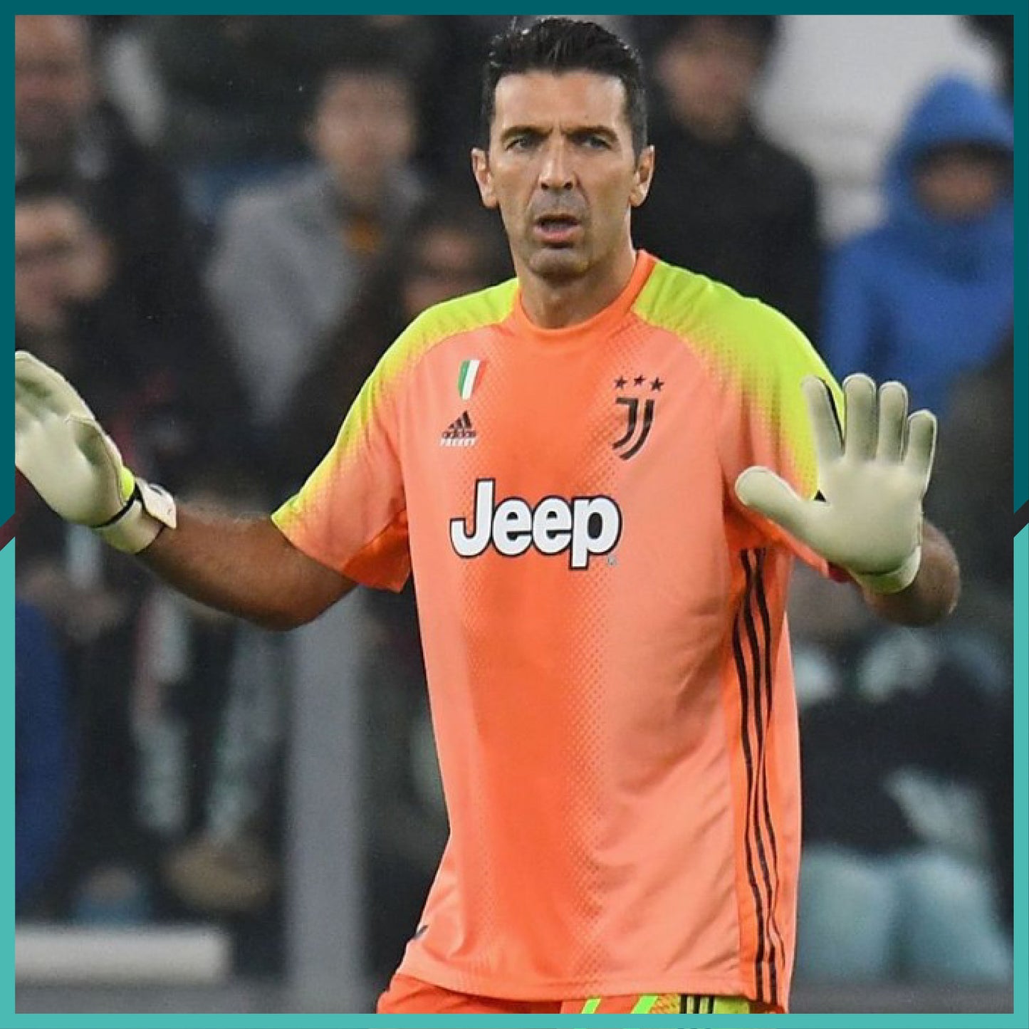 (Nameset & Patches Included) 2019-20 Juventus PALACE GK Jersey