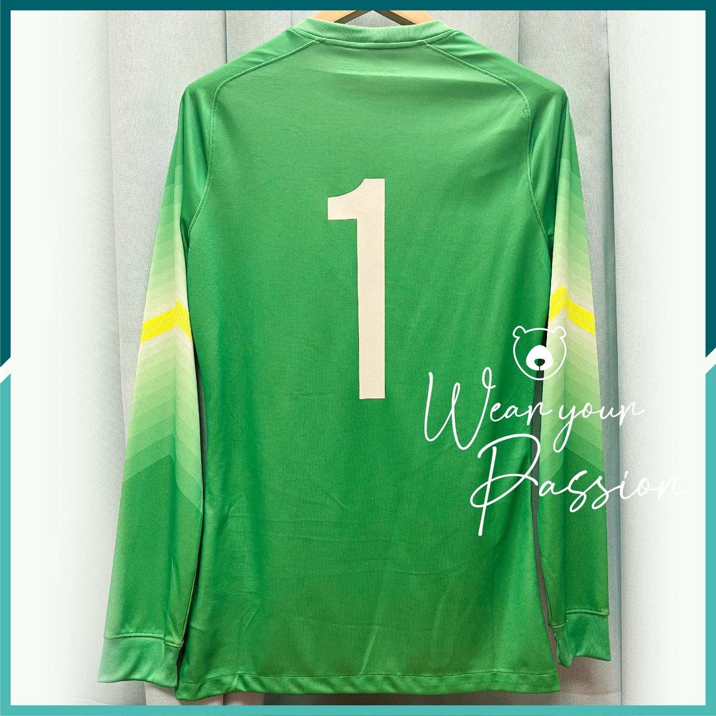 (Authentic) 2014-16 Hong Kong GK Jersey (Green)