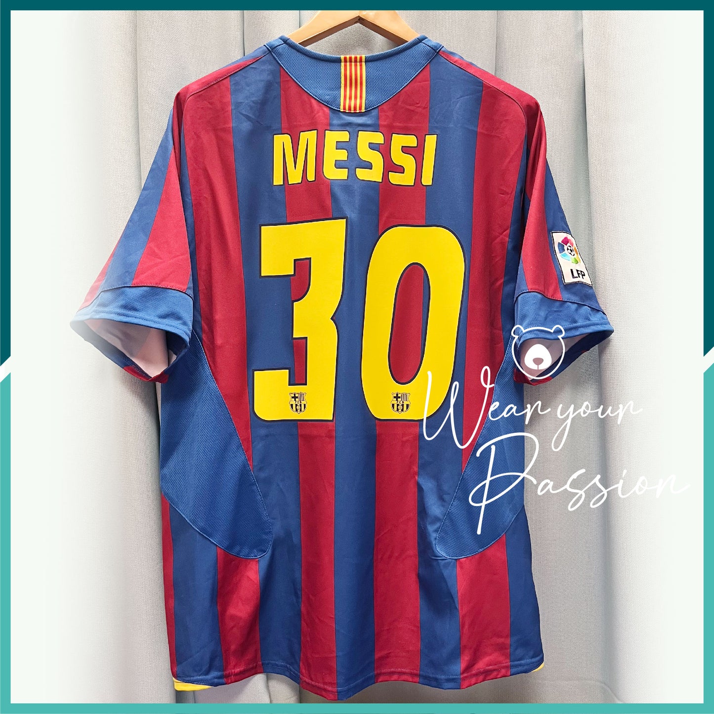 (Nameset Included) 2005-06 Barcelona Home Jersey
