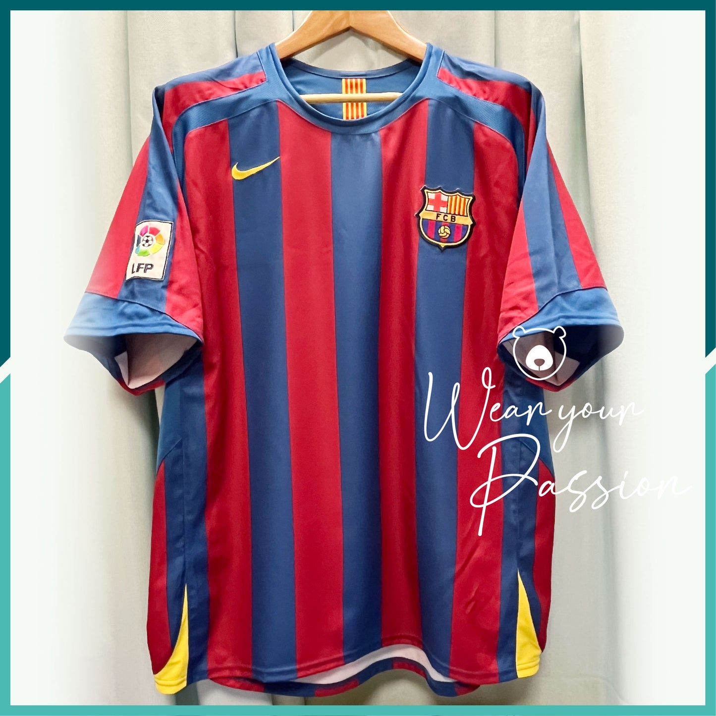 (Nameset Included) 2005-06 Barcelona Home Jersey