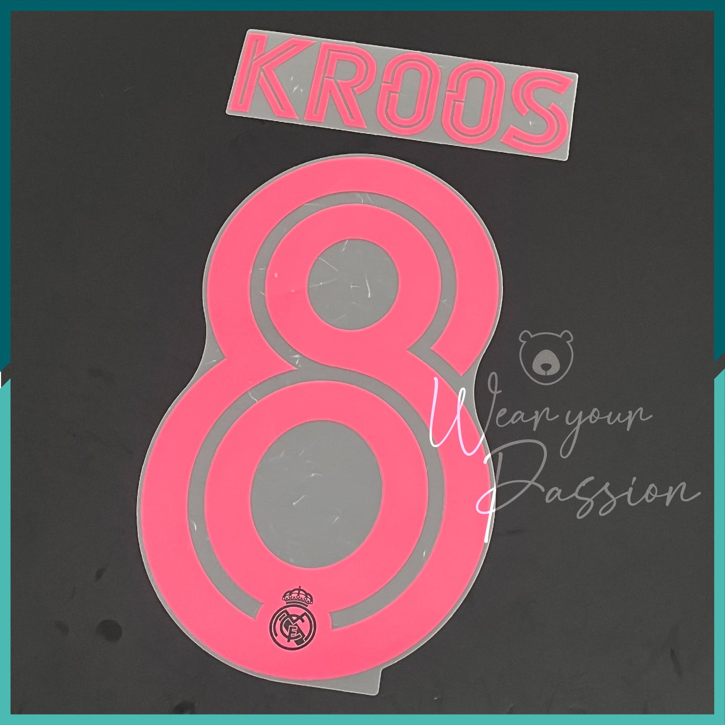 2020-21 Real Madrid 3rd Away Nameset (Cup Style)