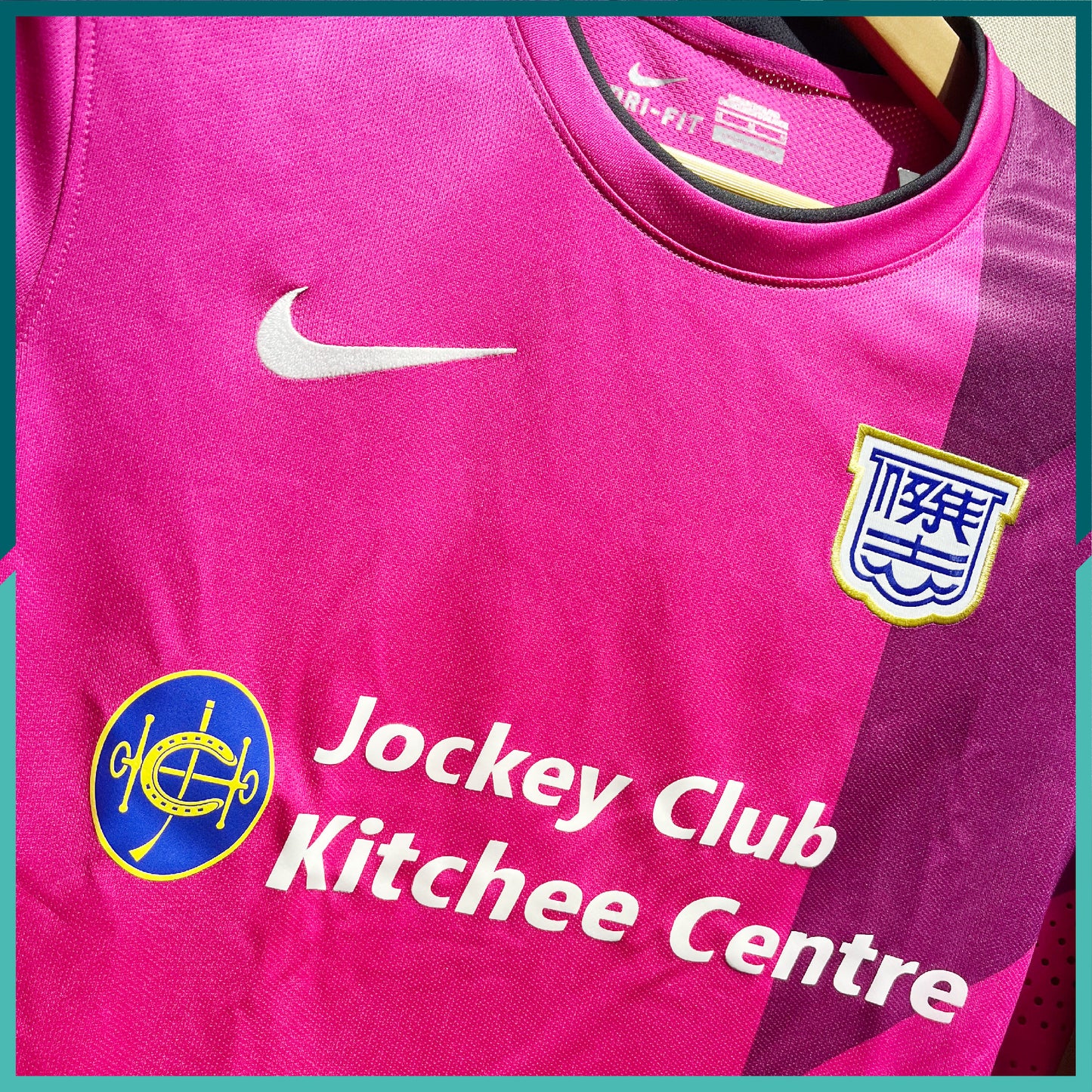 (Nameset & Patch Included) 2015-16 Kitchee Away Jersey