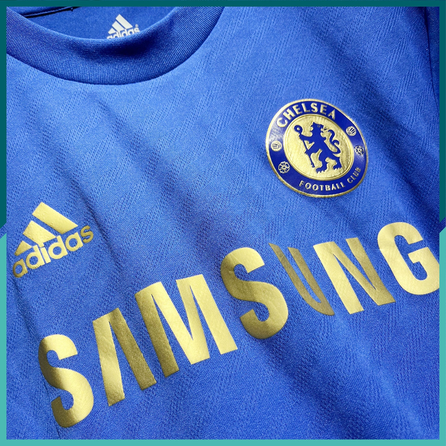 (Nameset & Patches Included) 2012-13 Chelsea Home Jersey