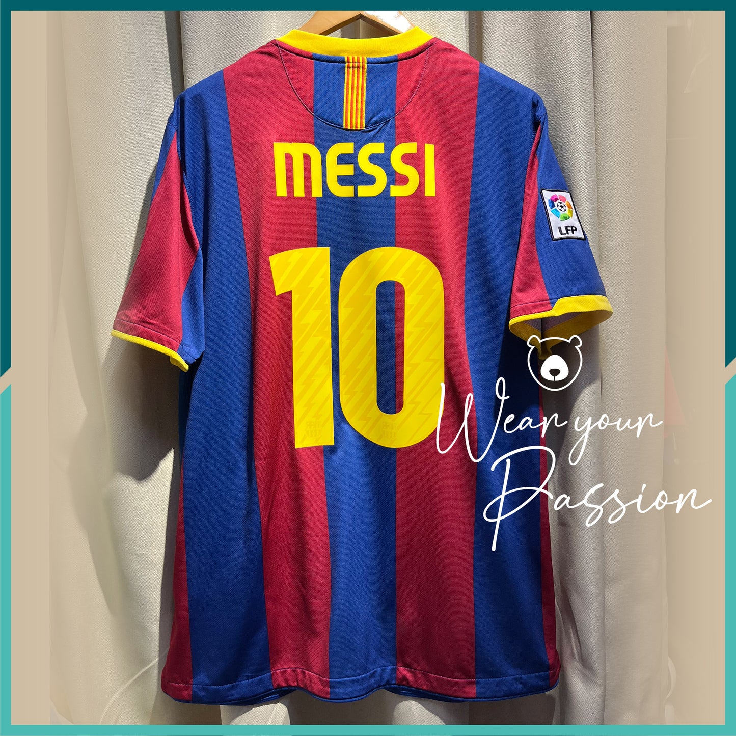 (Nameset & Patches Included) 2010-11 Barcelona Home Jersey