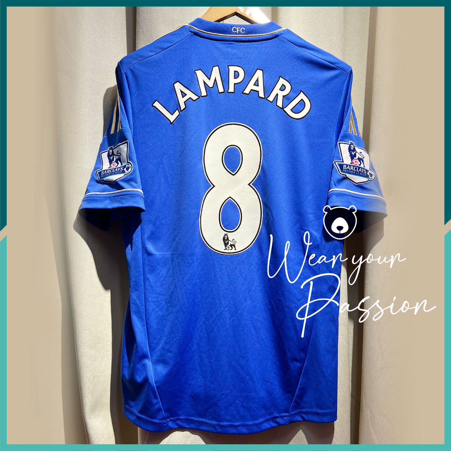 (Nameset & Patches Included) 2012-13 Chelsea Home Jersey