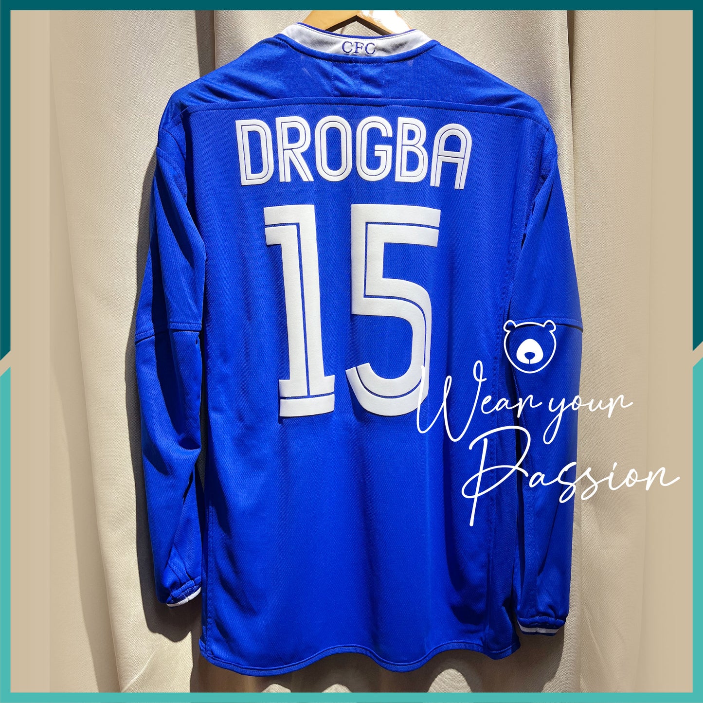 2003-05 Chelsea Home Long Sleeve Jersey (UCL Version)