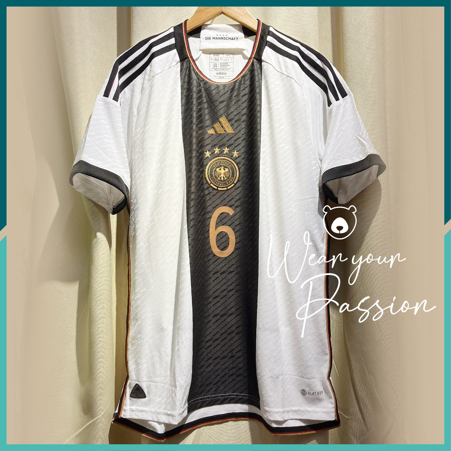 (Nameset Included) Authentic 2022-23 Germany Home Jersey